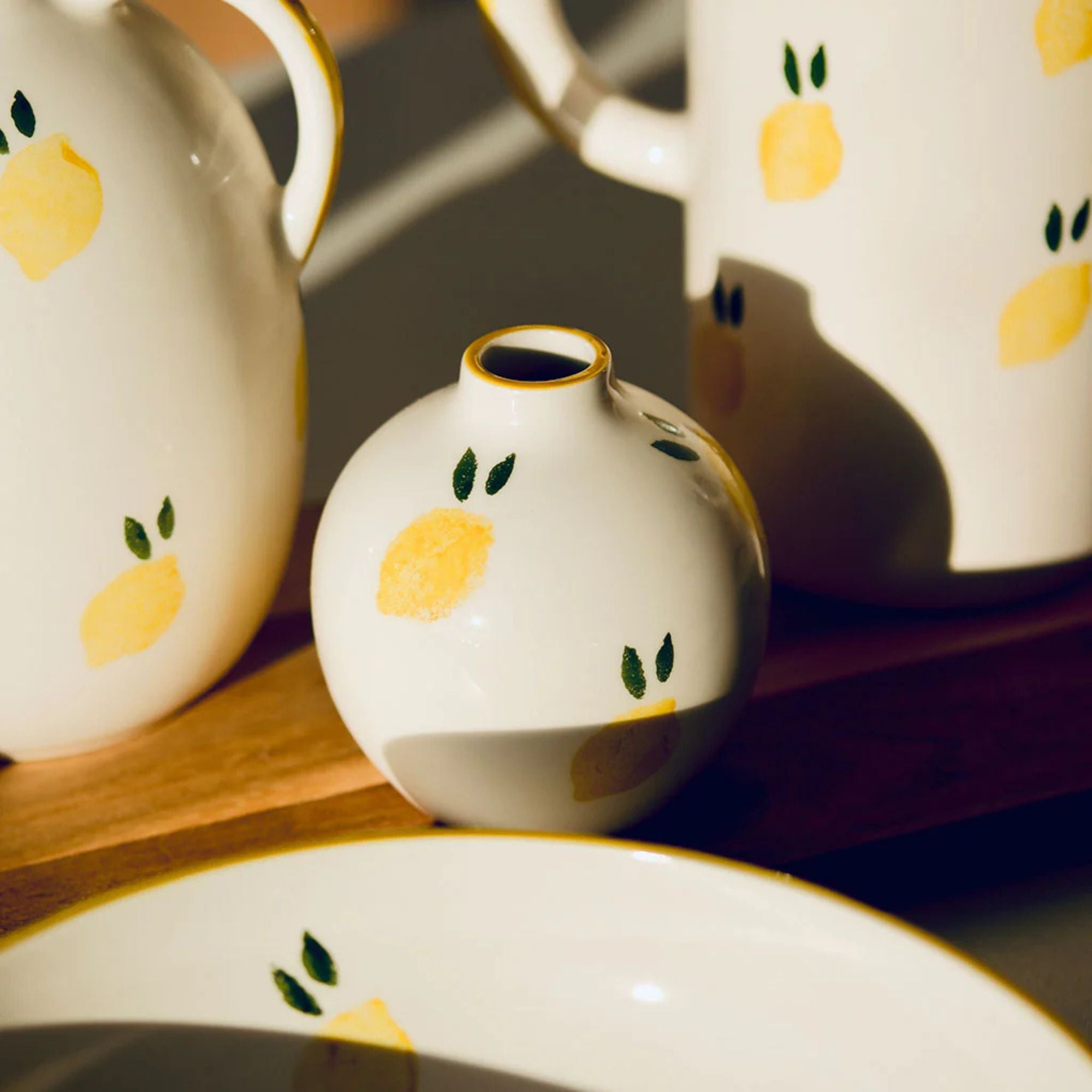 Oustao, Soliflore en céramique - Mediterranea Citron