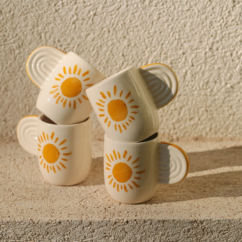 Oustao, Tasse en céramique - Ambre Soleil