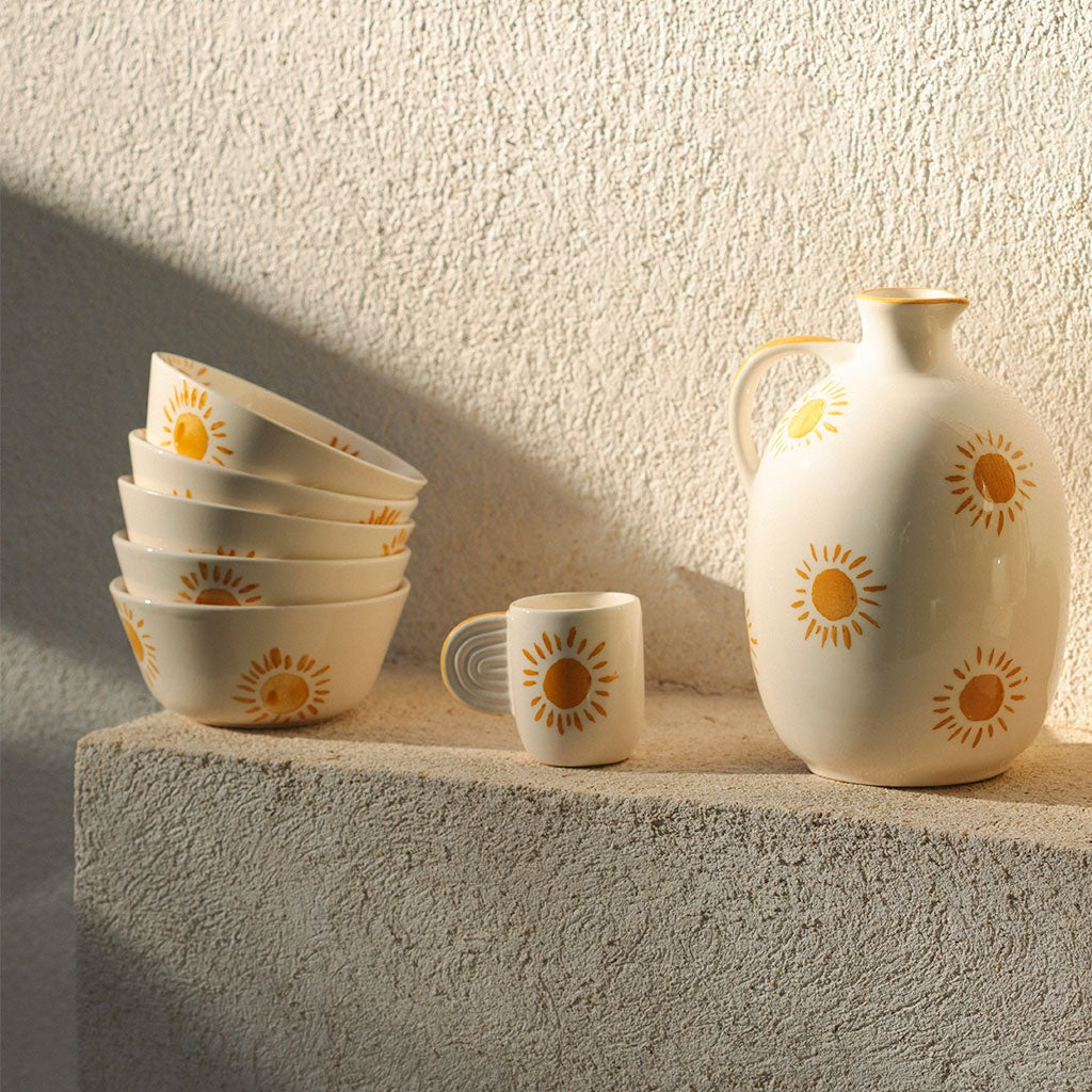 Oustao, Tasse en céramique - Ambre Soleil
