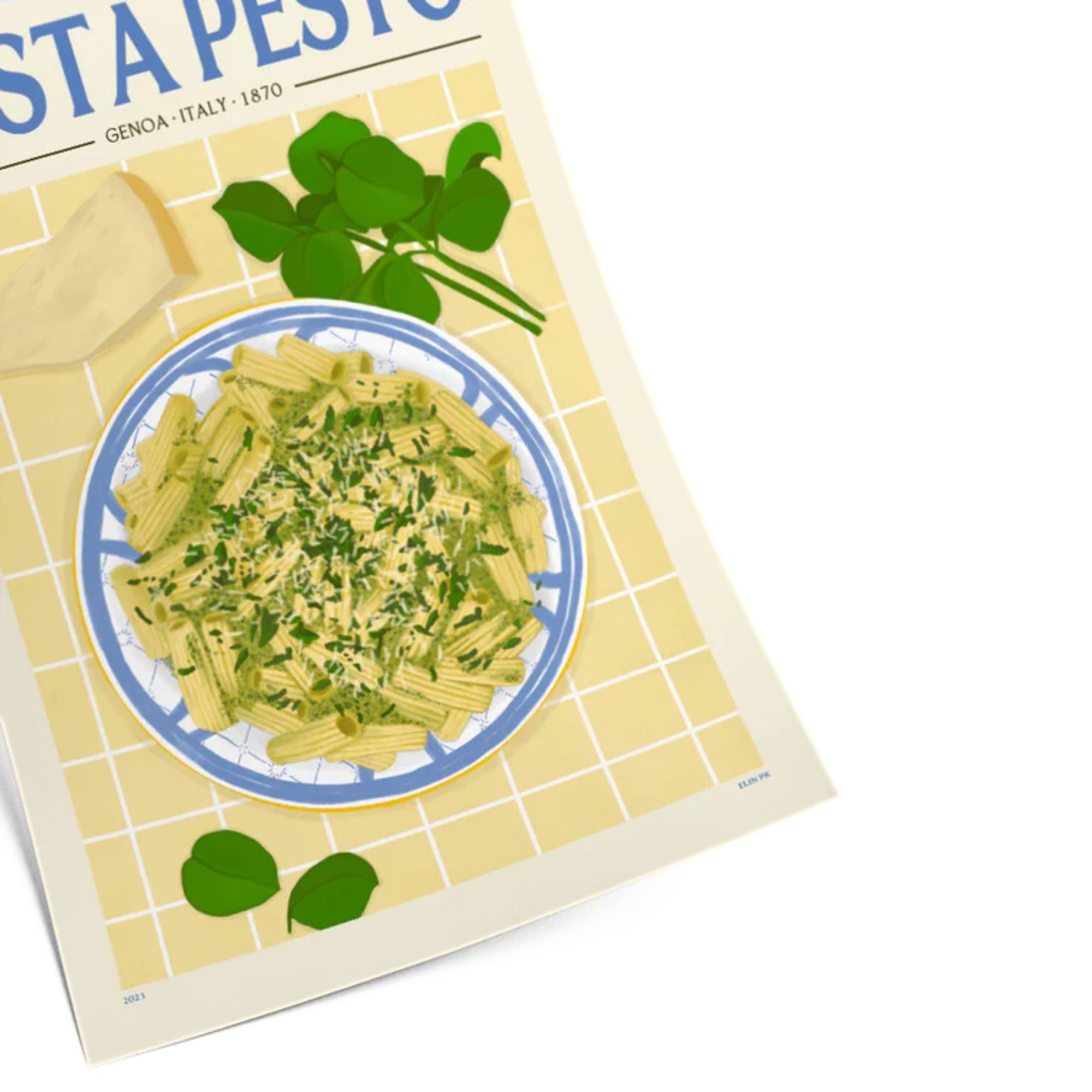 PSTR Studio, Affiche - Elin PK, Pasta Pesto