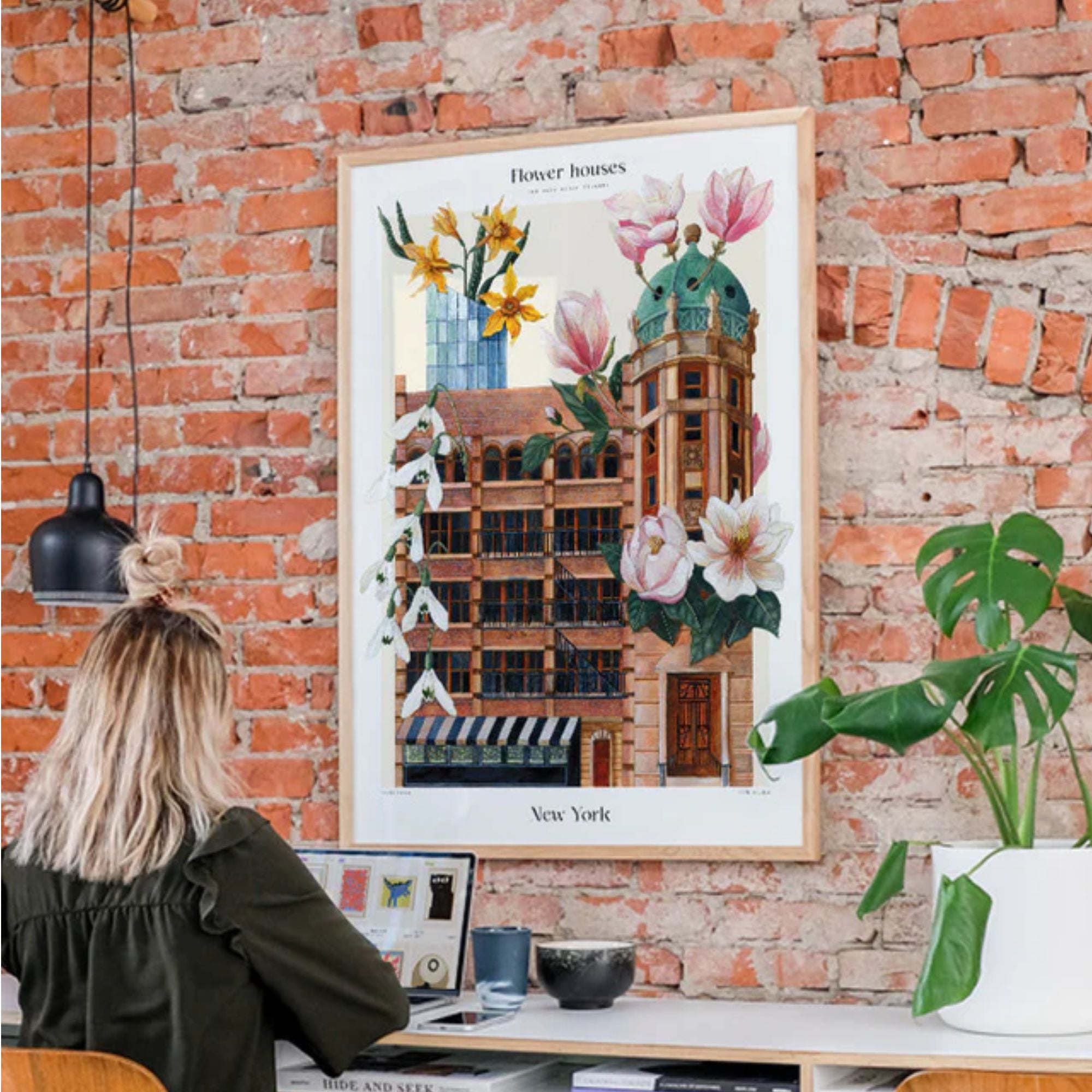 PSTR Studio, Affiche - Maria Matos, Flower Houses New York