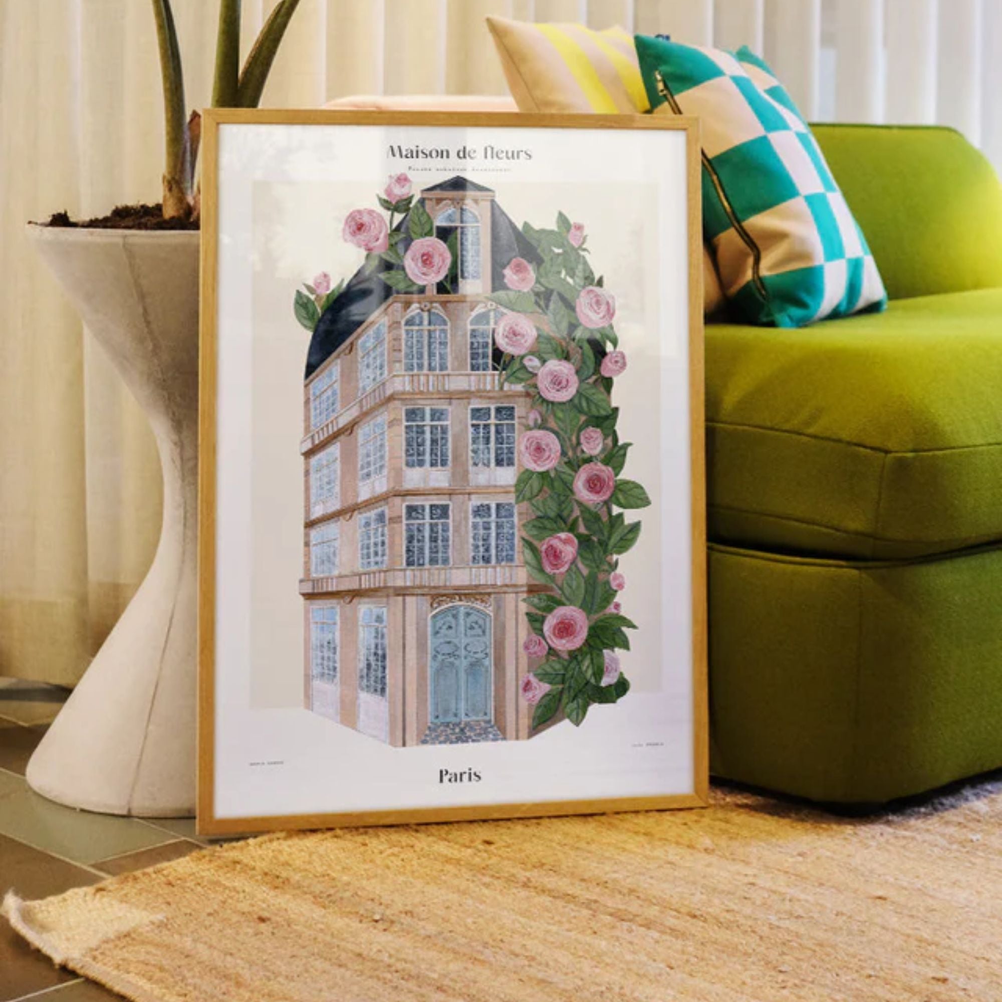 PSTR Studio, Affiche - Maria Matos, Maison de fleurs Paris