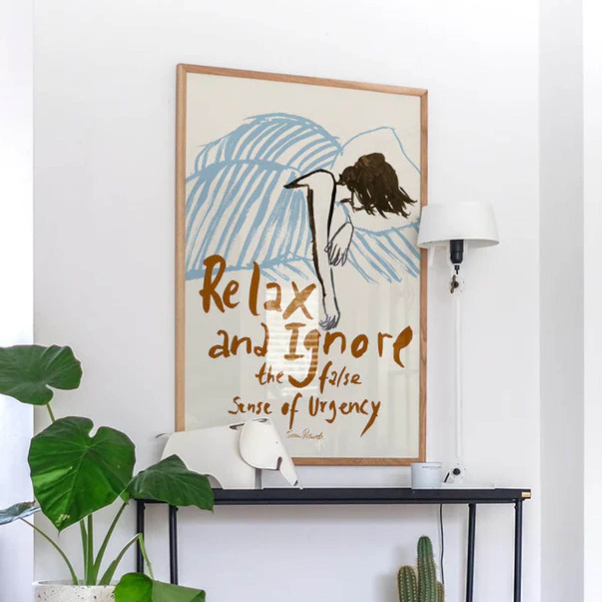 PSTR Studio, Affiche - Sissan Richardt, Relax & Ignore