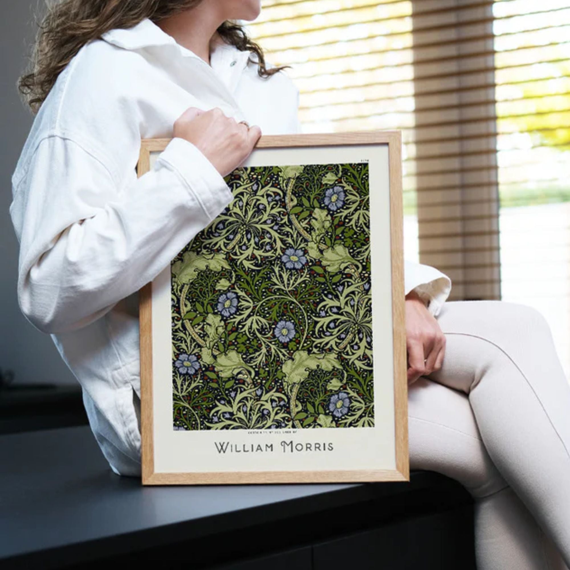 PSTR studio, Affiche - William Moris, Purple flower