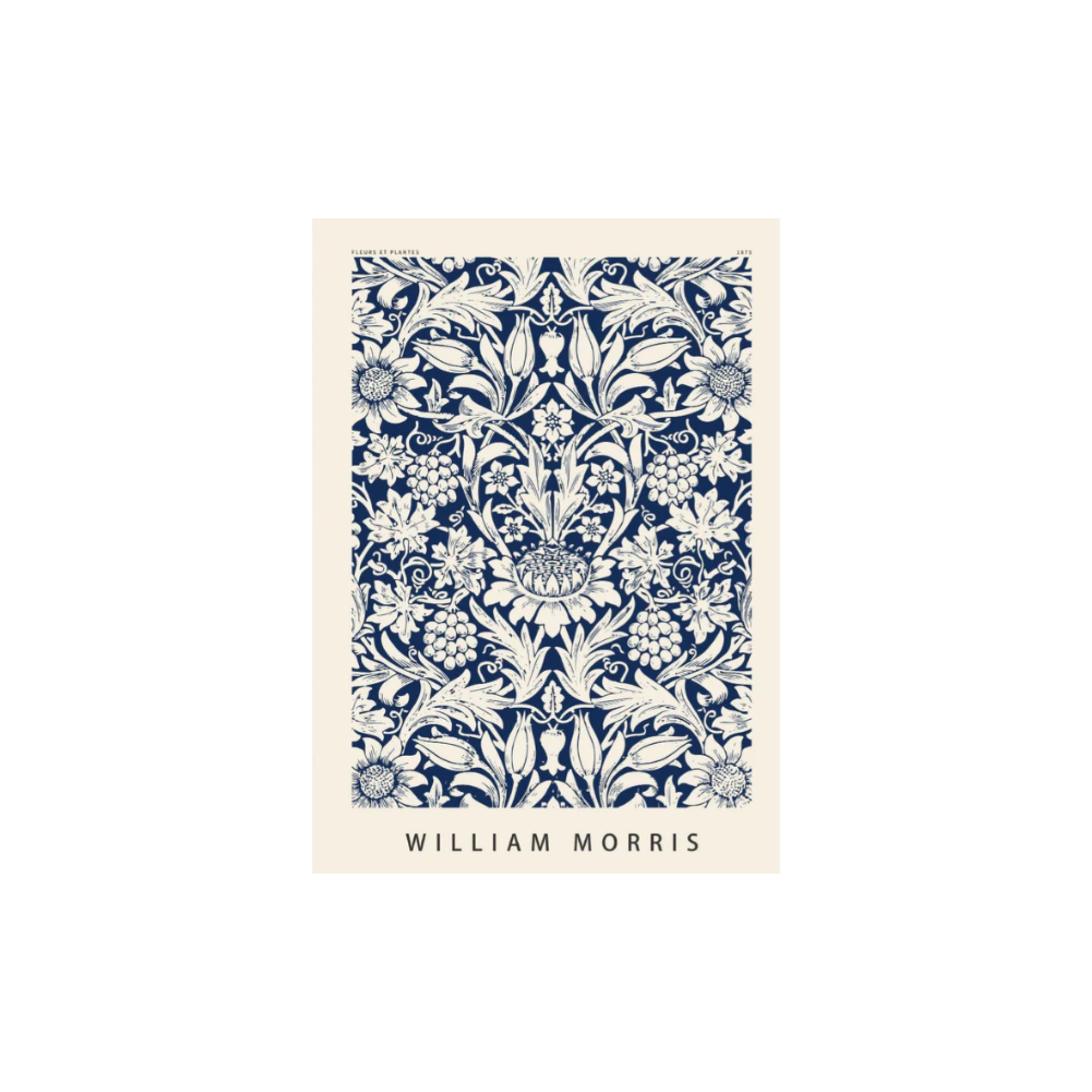 PSTR studio, Affiche  - William Moris, Tulipes et Feuilles