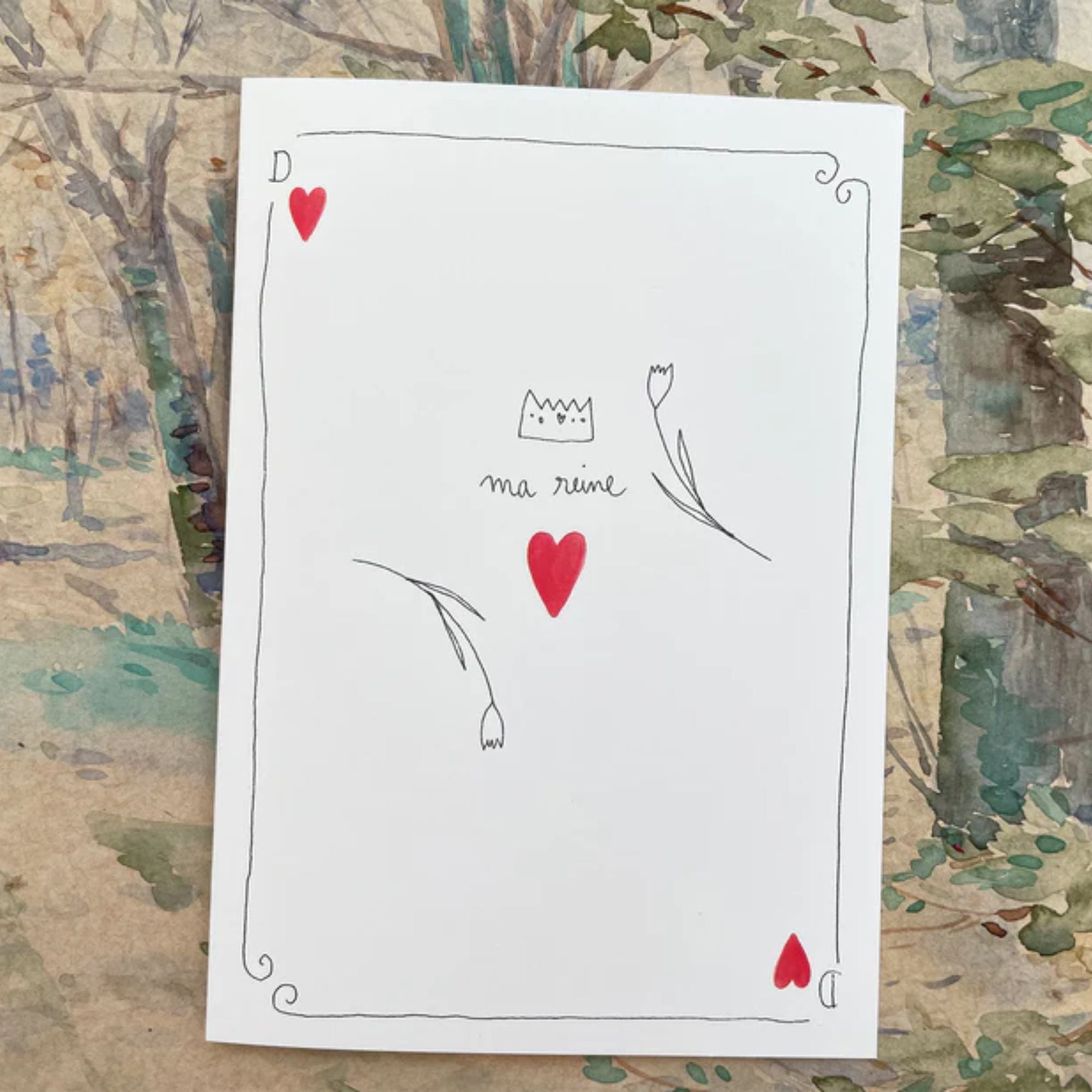 Papillonnage, Carte - Ma Reine