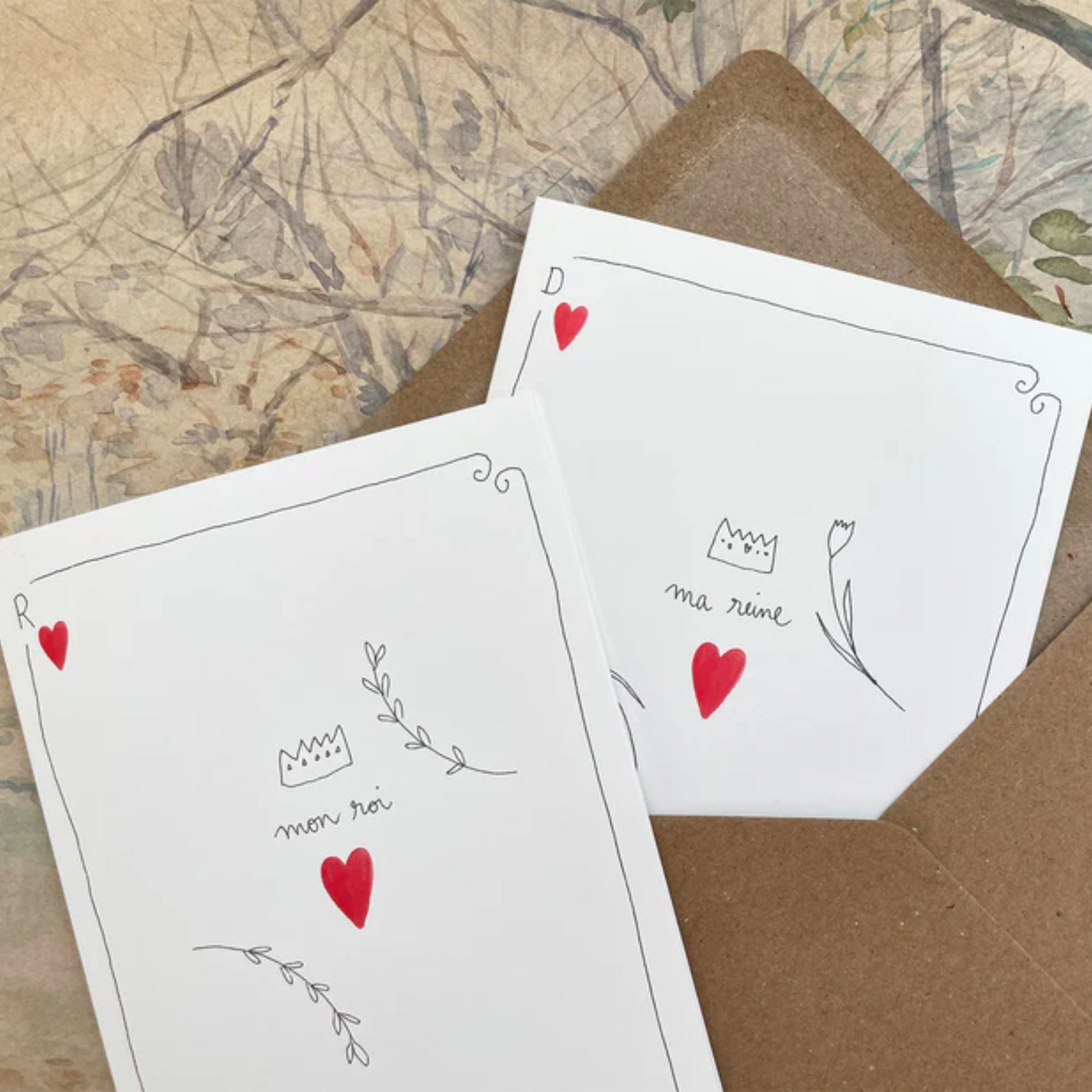 Papillonnage, Carte - Mon Roi