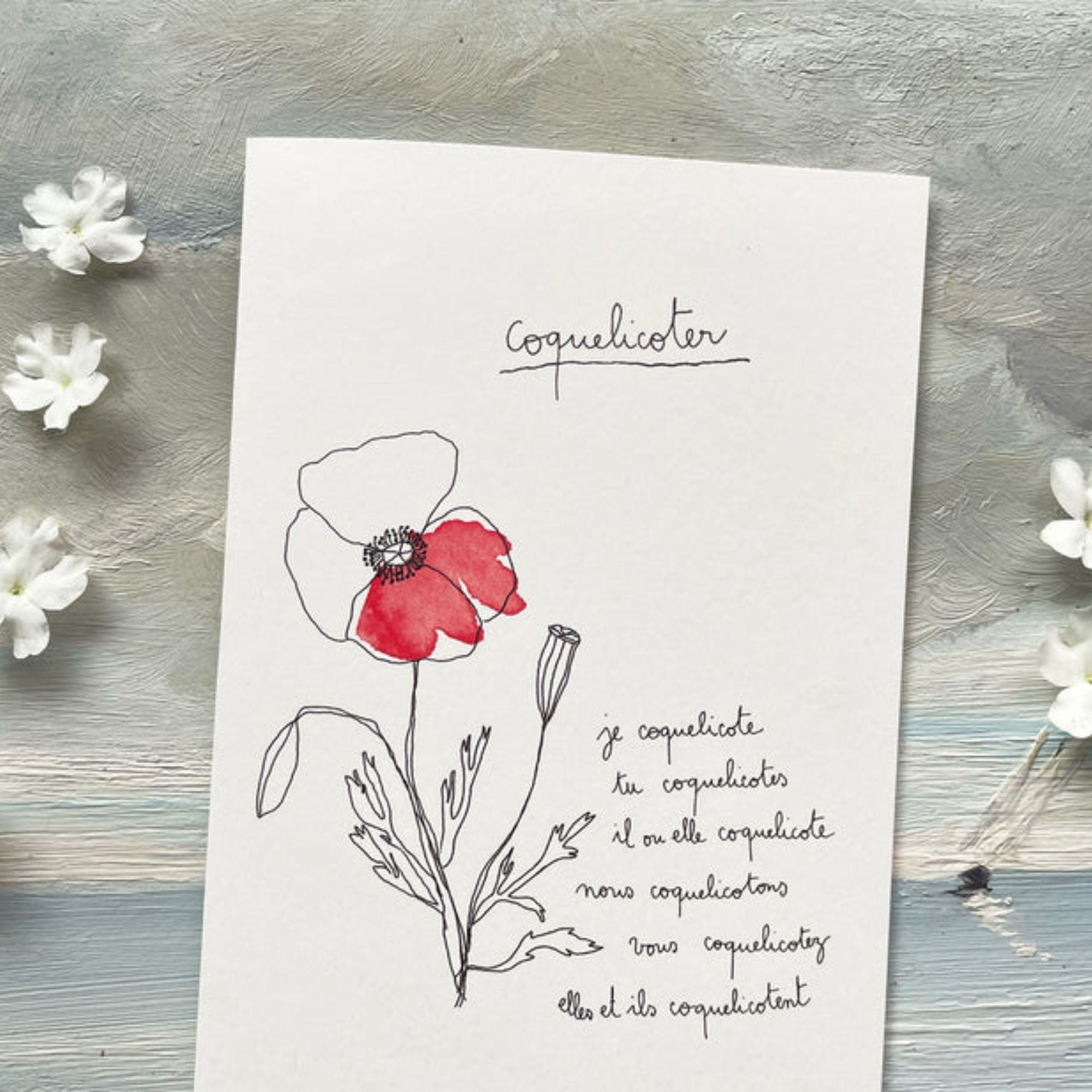 Papillonnage, Carte - Coquelicoter