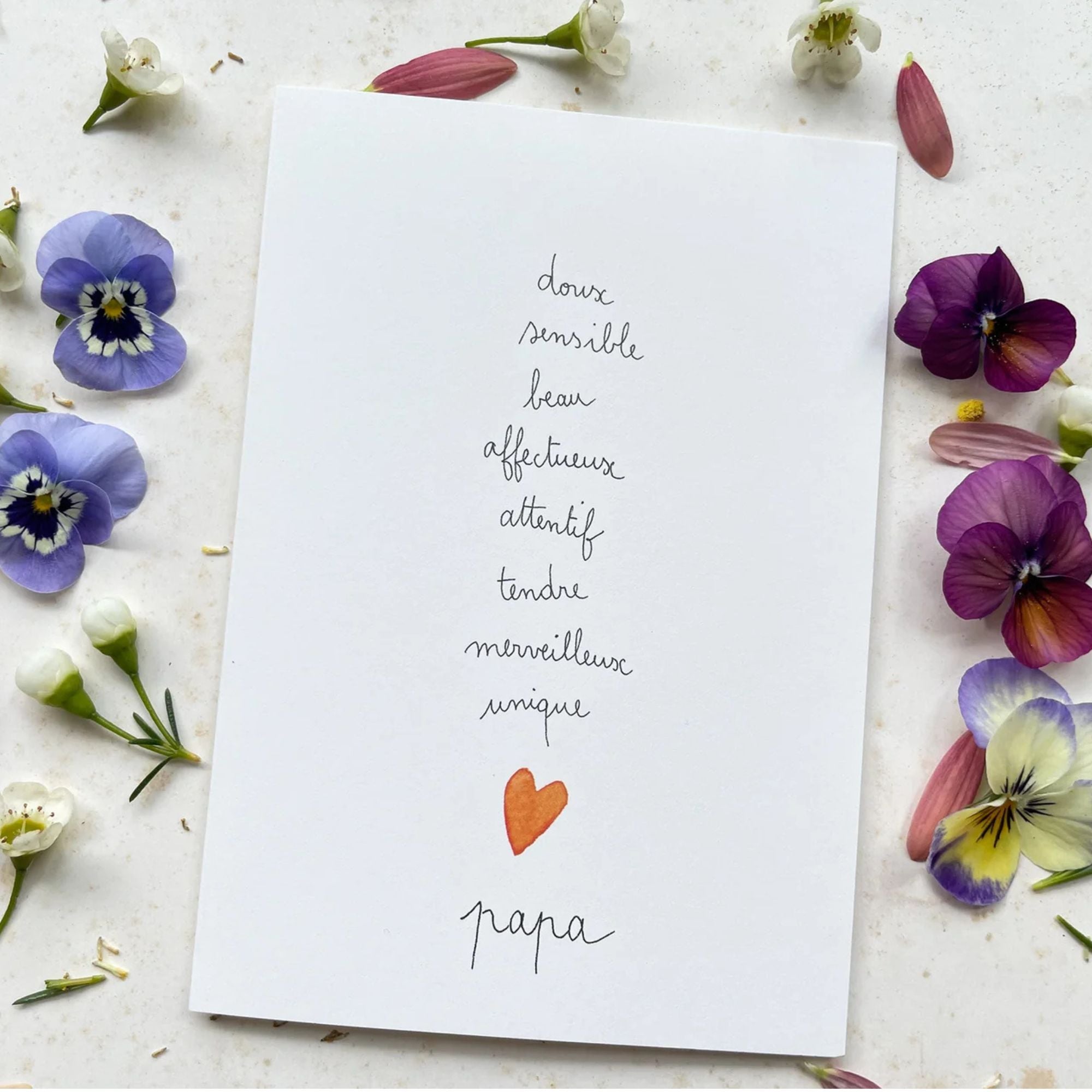 Papillonnage, Carte - Papa