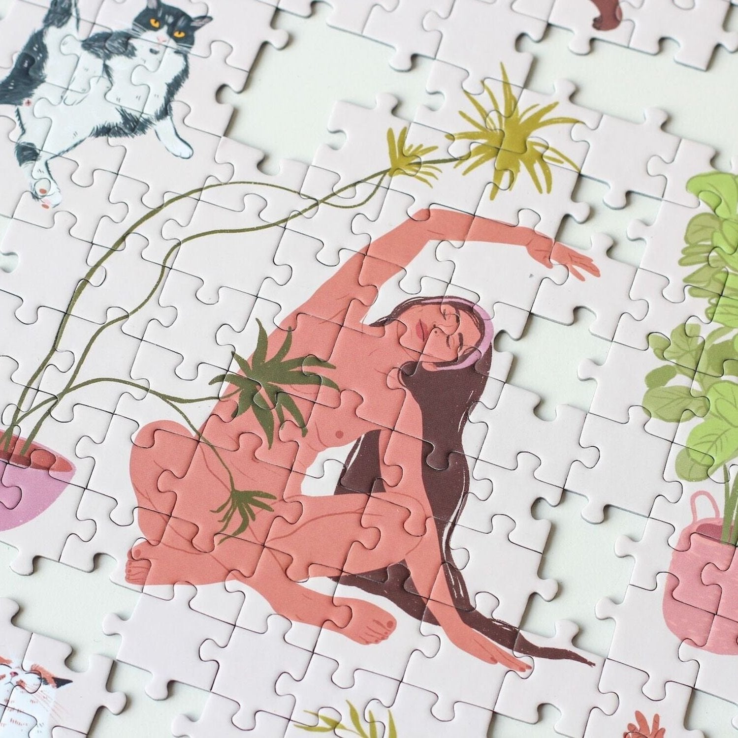 Puzzle Piecely 1000 pieces - Plant Yoga