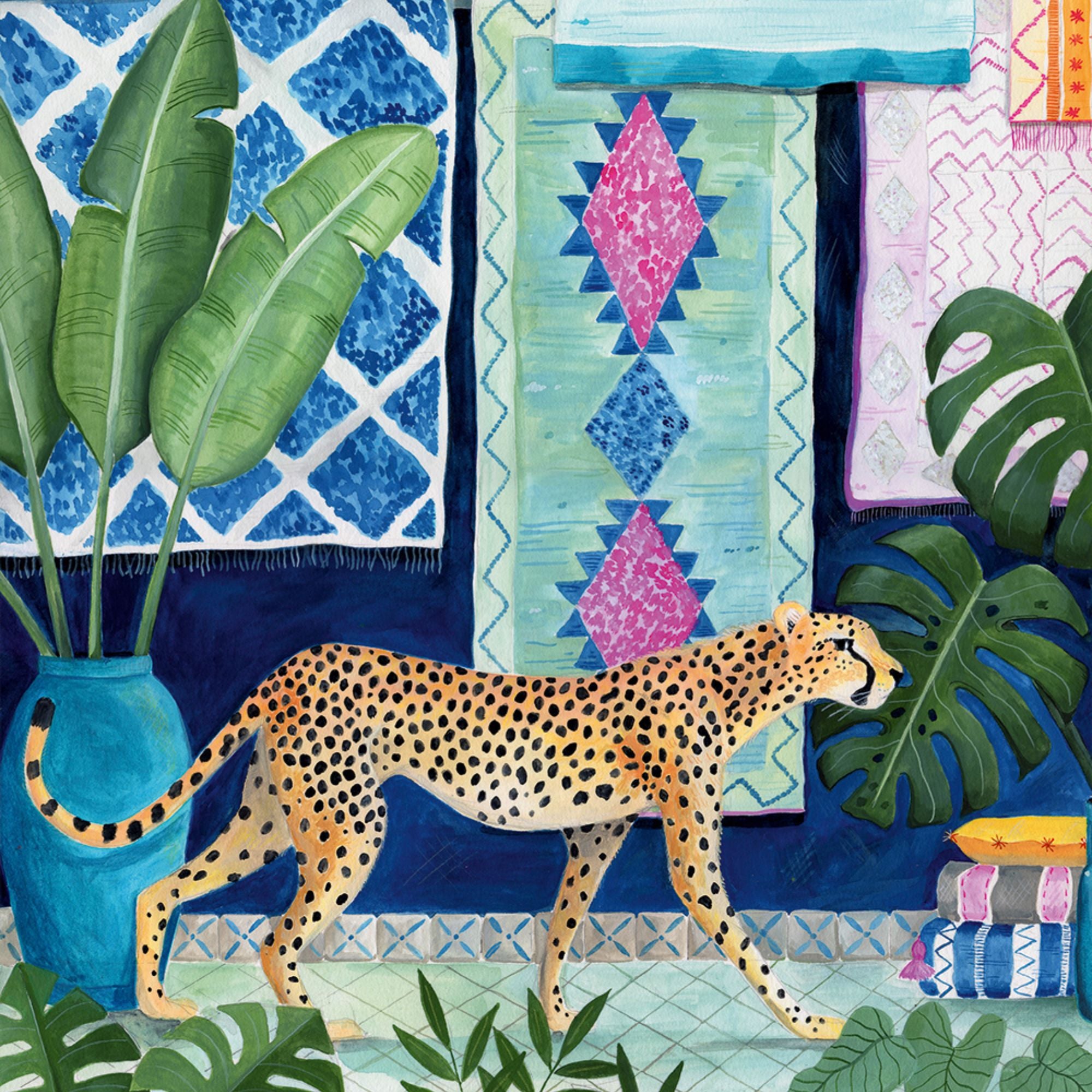 Puzzles Pieces and Peace 1000 pièces - Cheetah in Morocco