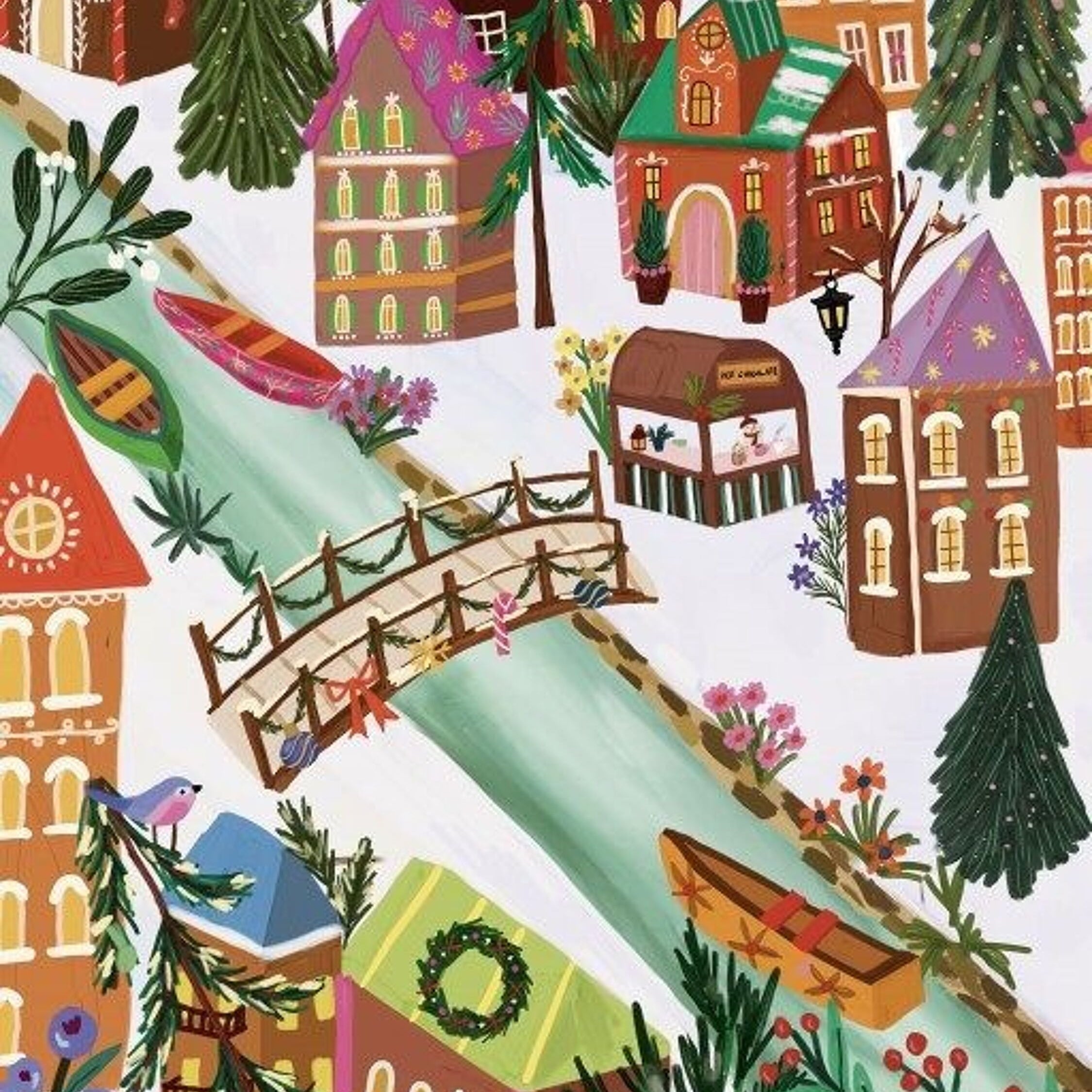 Puzzles Pieces and Peace 1000 pièces - Le Village Pain d'Epice