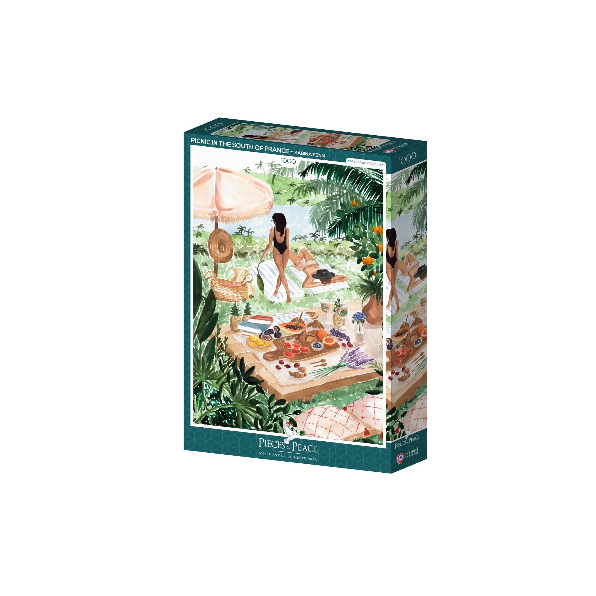 Puzzles Pieces and Peace, Puzzle 1000 pièces -Pique-Nique dans le Sud