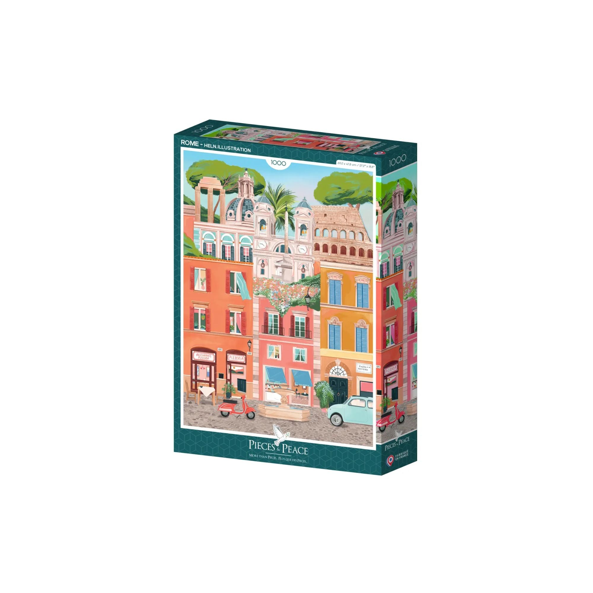 Puzzles Pieces and Peace 1000 pièces - Rome