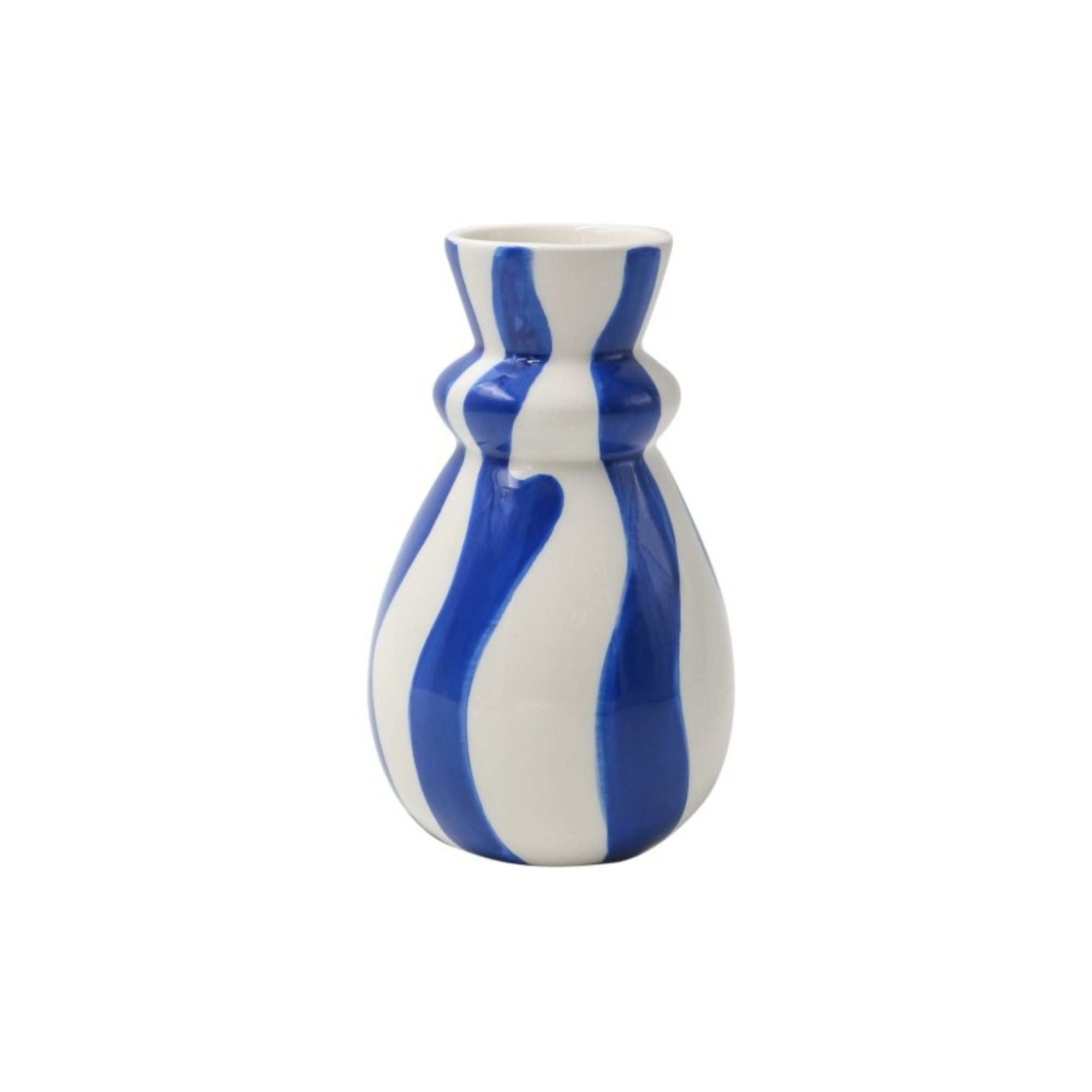 Qué Rico, Vase Carolina - Bold & Blue