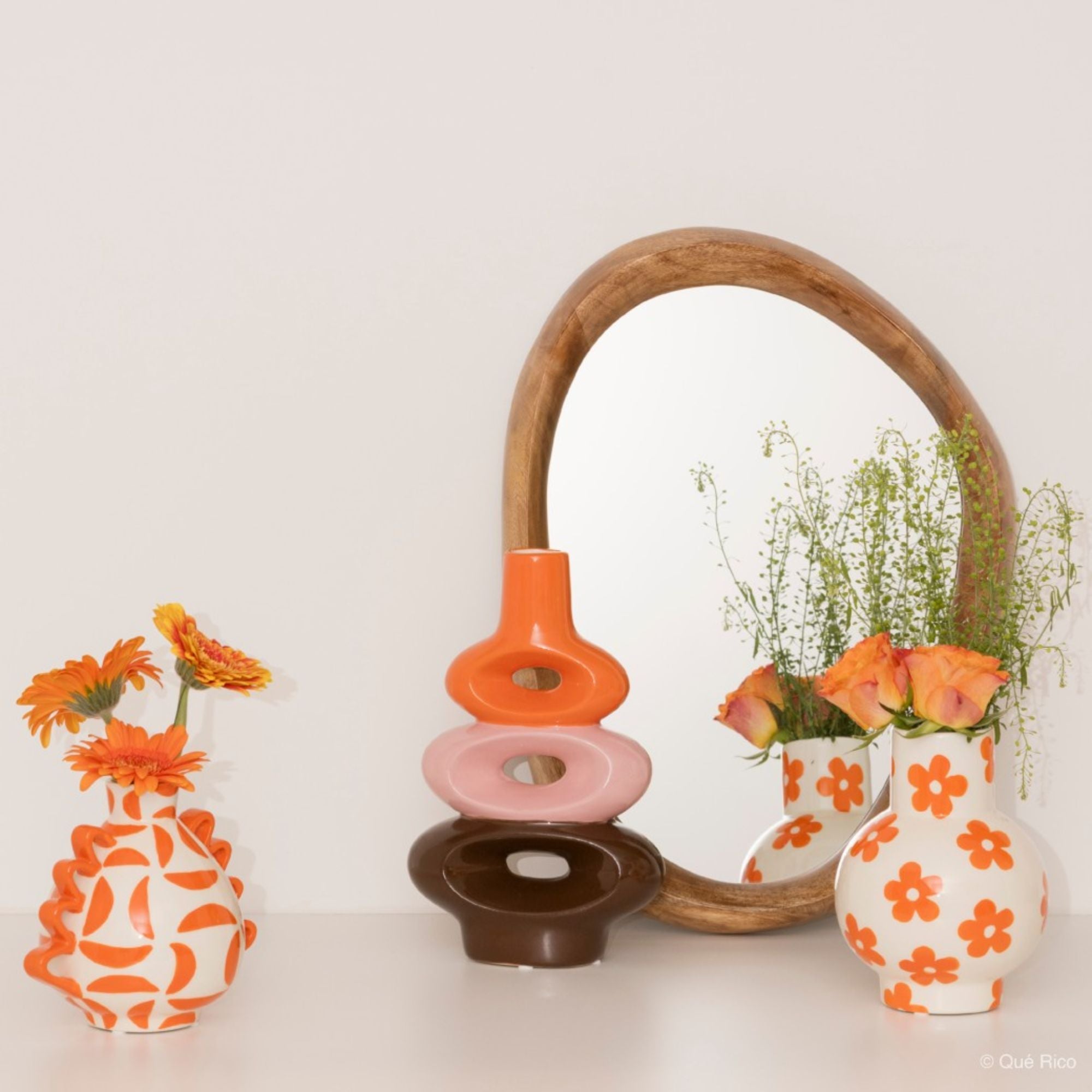 Qué Rico, Vase Gaspard - Dancing Daisies