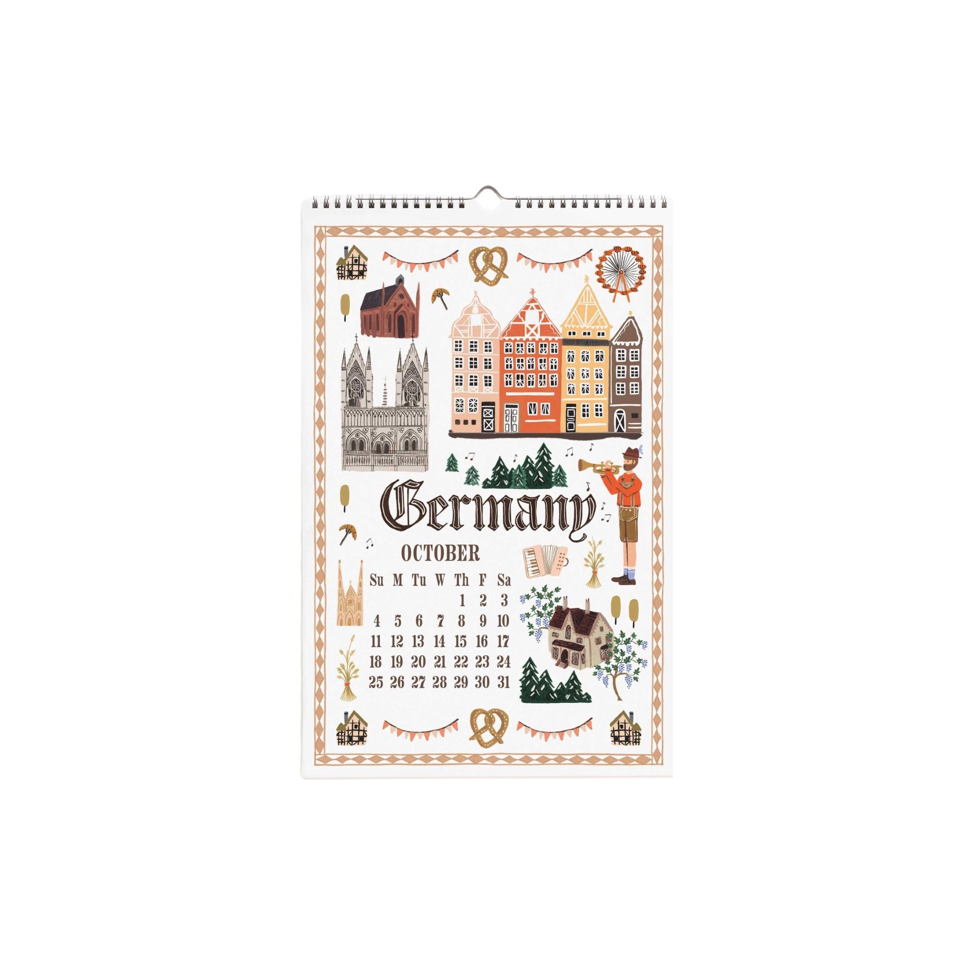 Rifle Paper Co, Calendrier 2026 - World Travel