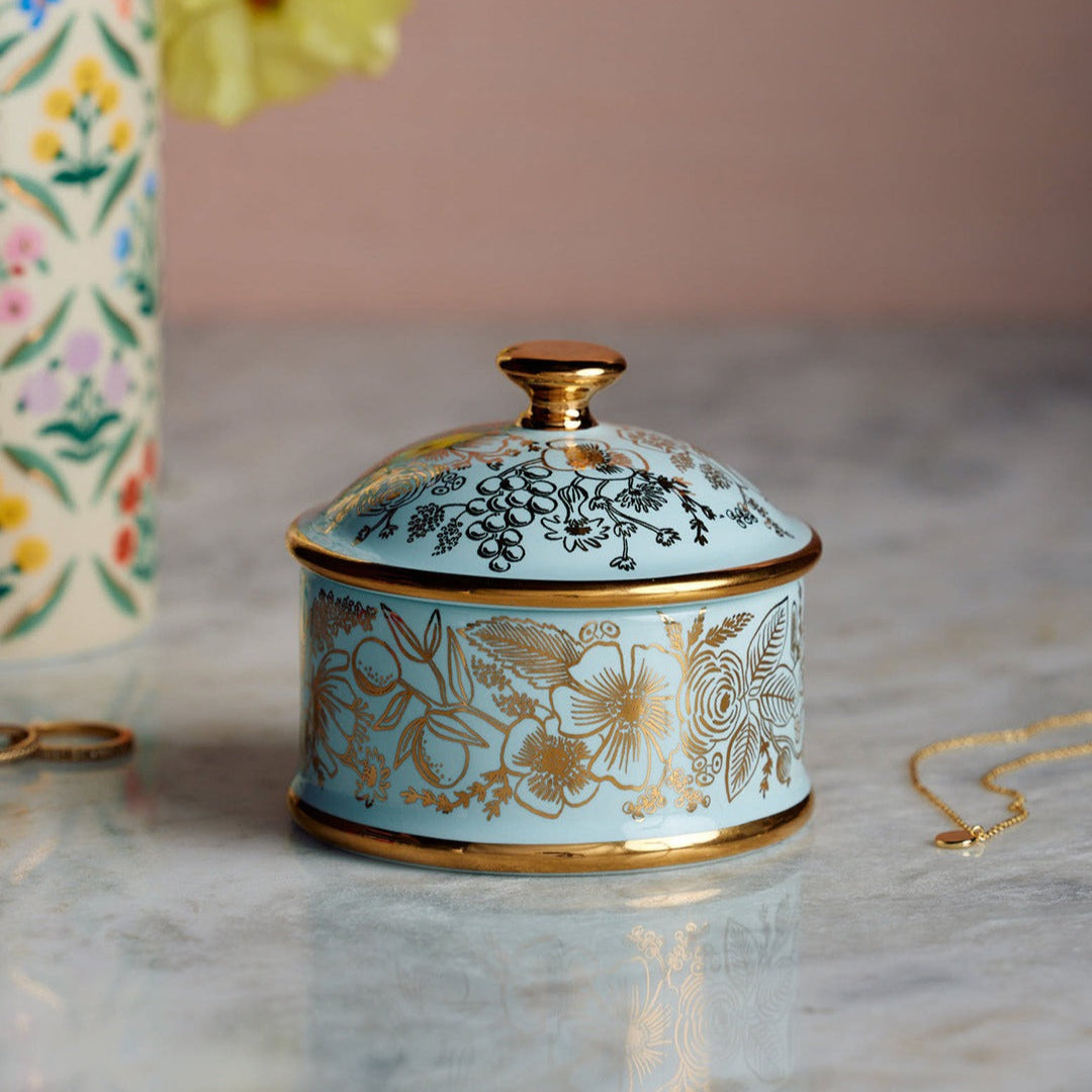 Rifle Paper Co, Boîte à bijoux en porcelaine - Colette