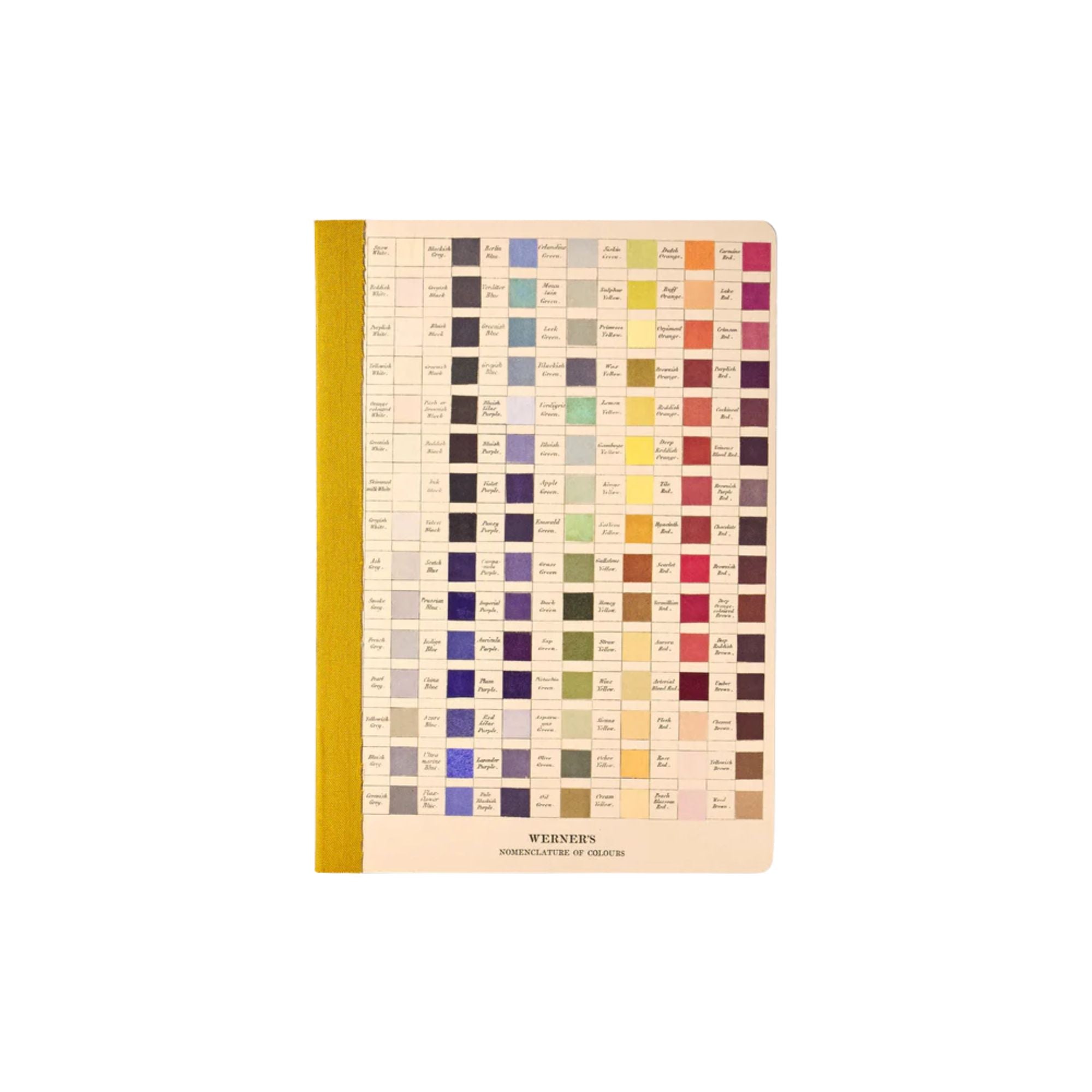 Roomytown, Carnet de note A5 - Nomenclature des couleurs de Werner