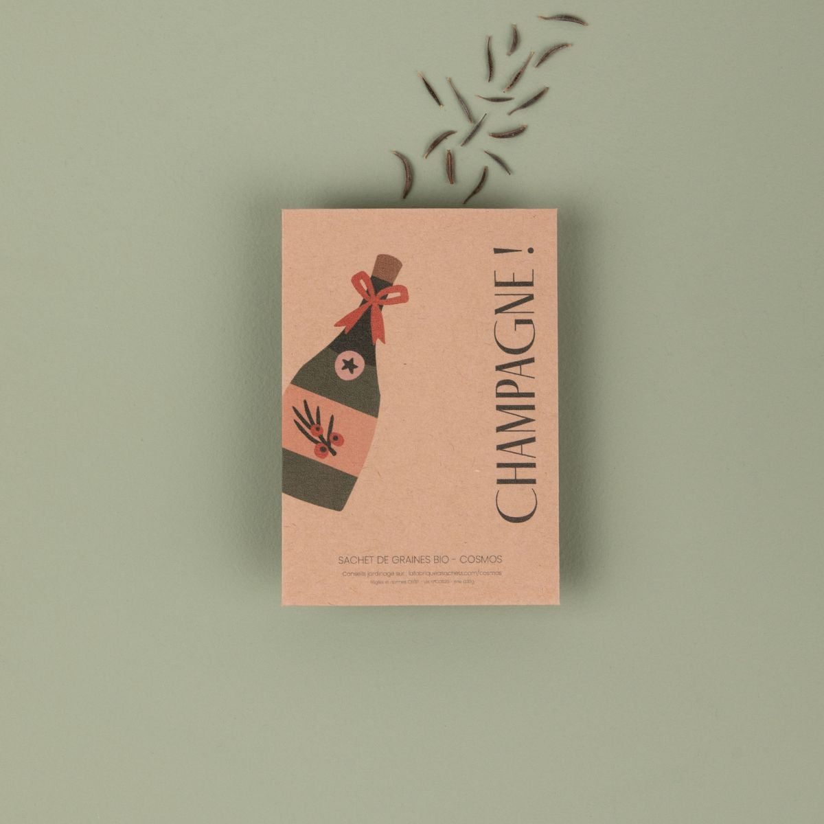 La Fabrique à Sachets, Sachet de graines de Cosmos - Champagne