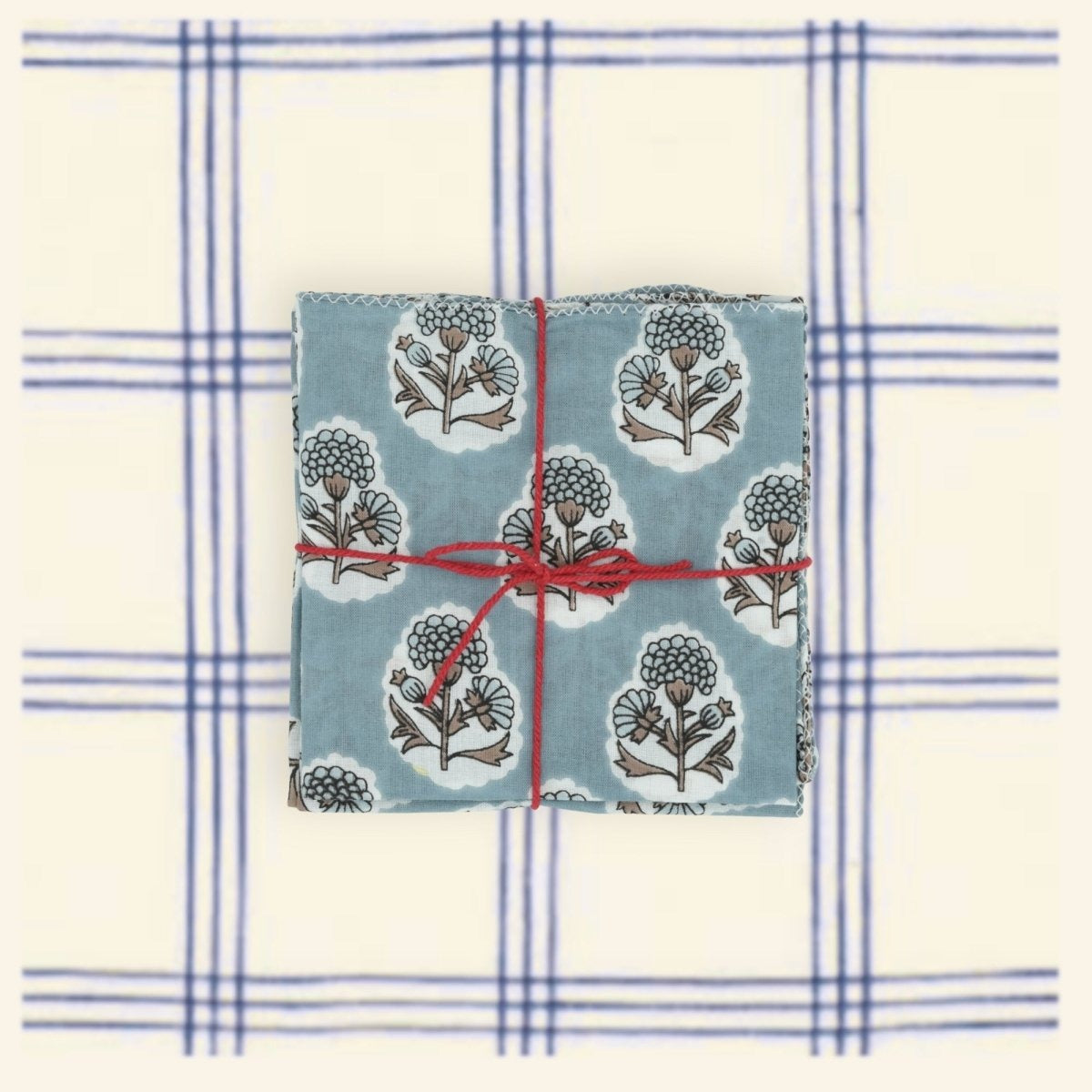 Serviette de table, Suzette à table - Crocus Denim