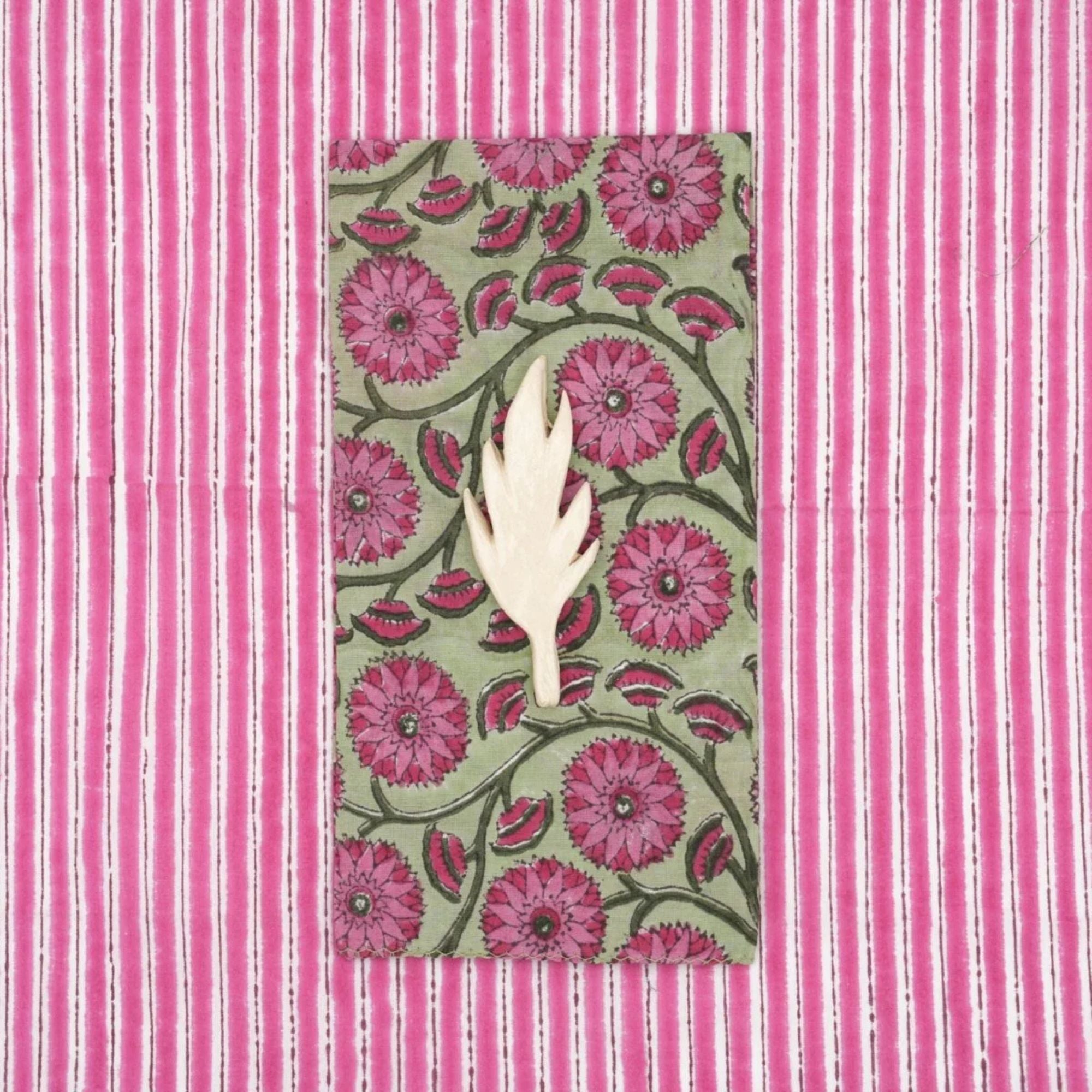 Serviette de table, Suzette à table - Clarkia Sangria