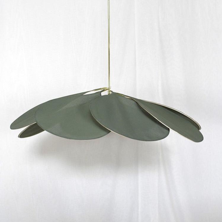 Suspension Centieme, Pale L'originelle Georges Store M 120cm - Olive Sombre