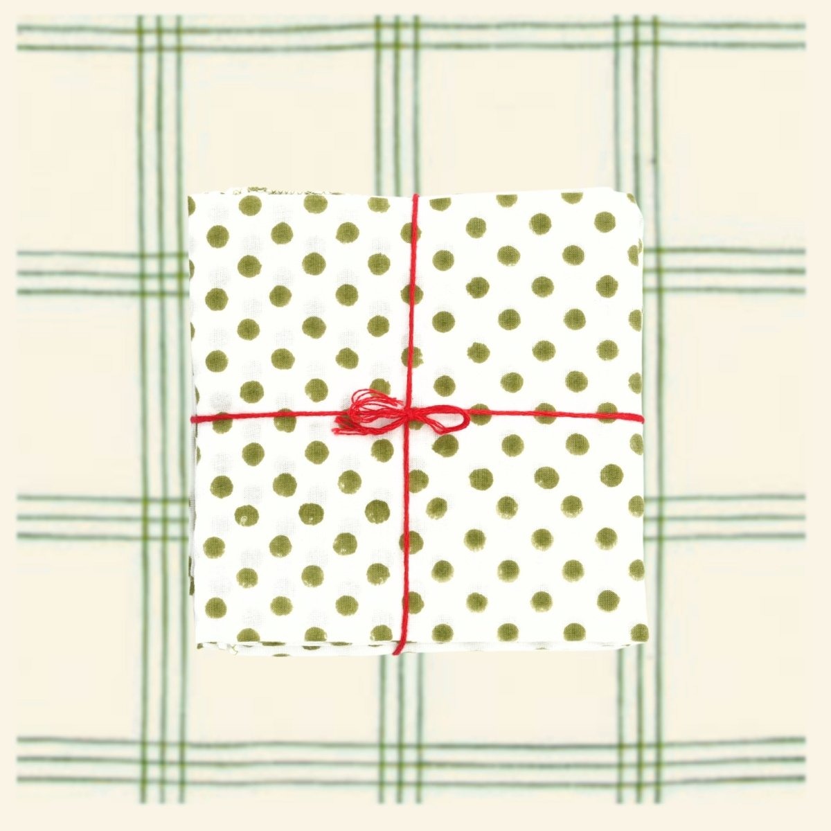 Suzette à table, Serviette de table - Polka Fennel