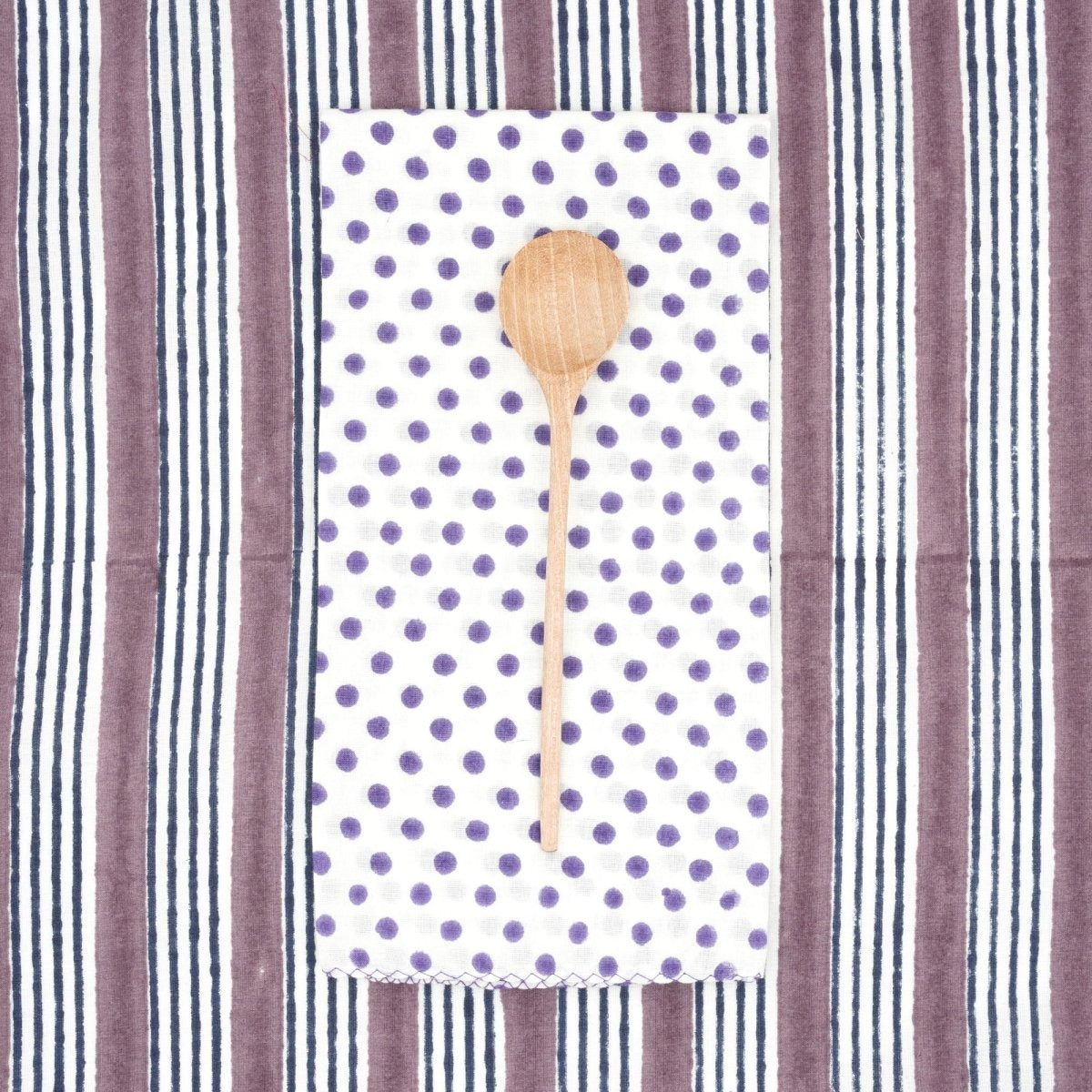 Suzette à table, Serviette de table - Polka Violet