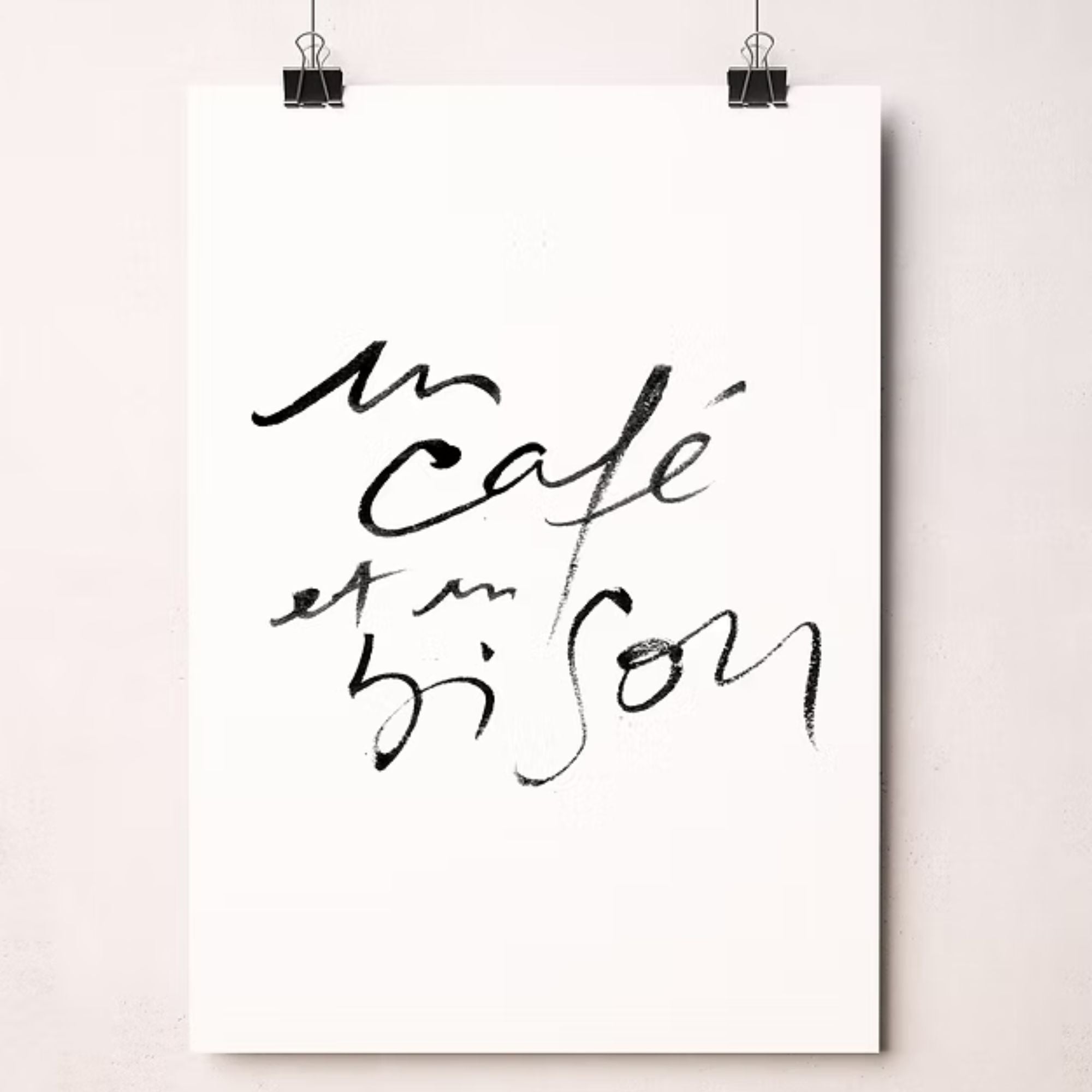 Tifalia, Carte - Un café et un bisou