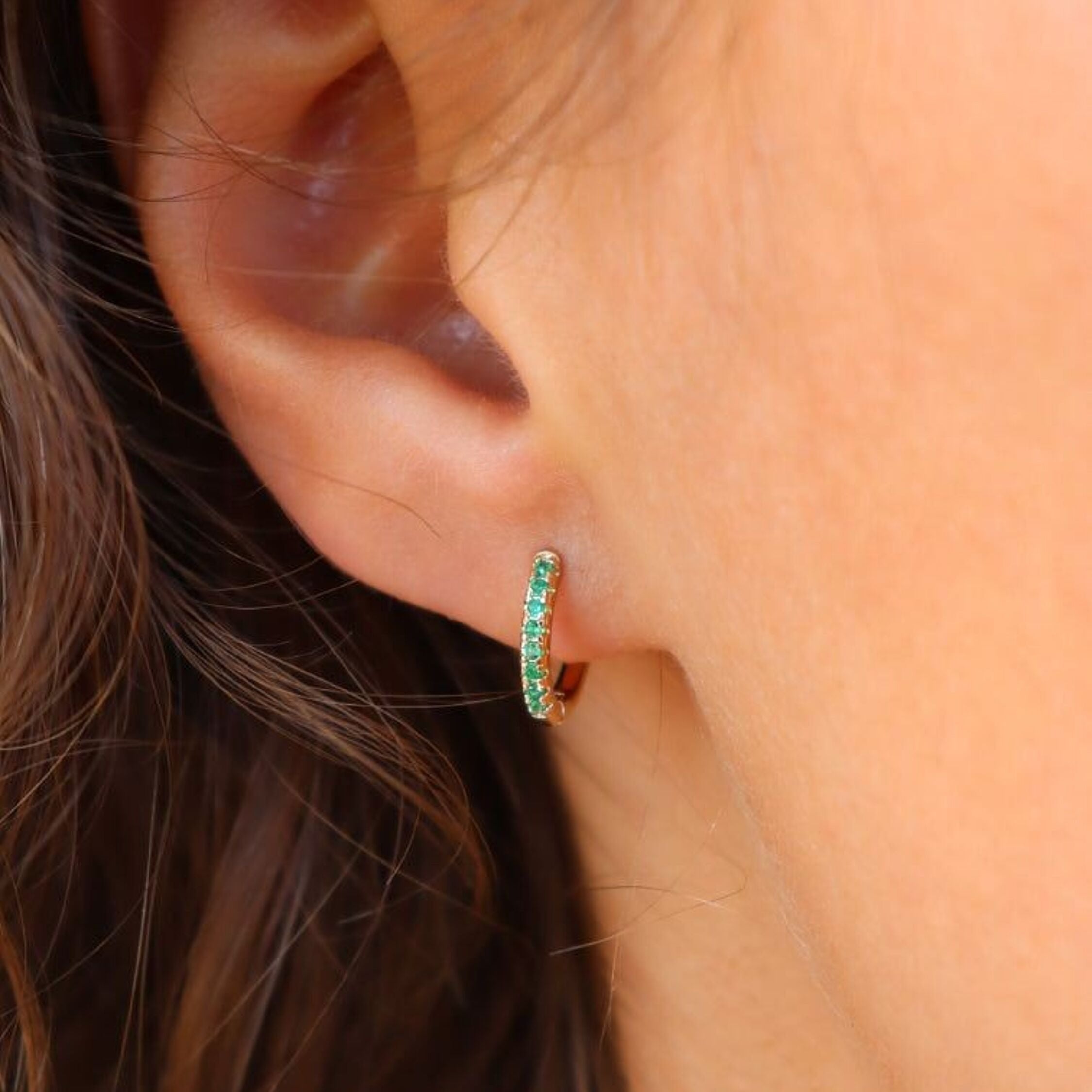 Waekura, Boucles d'oreilles - Brillante Basilic