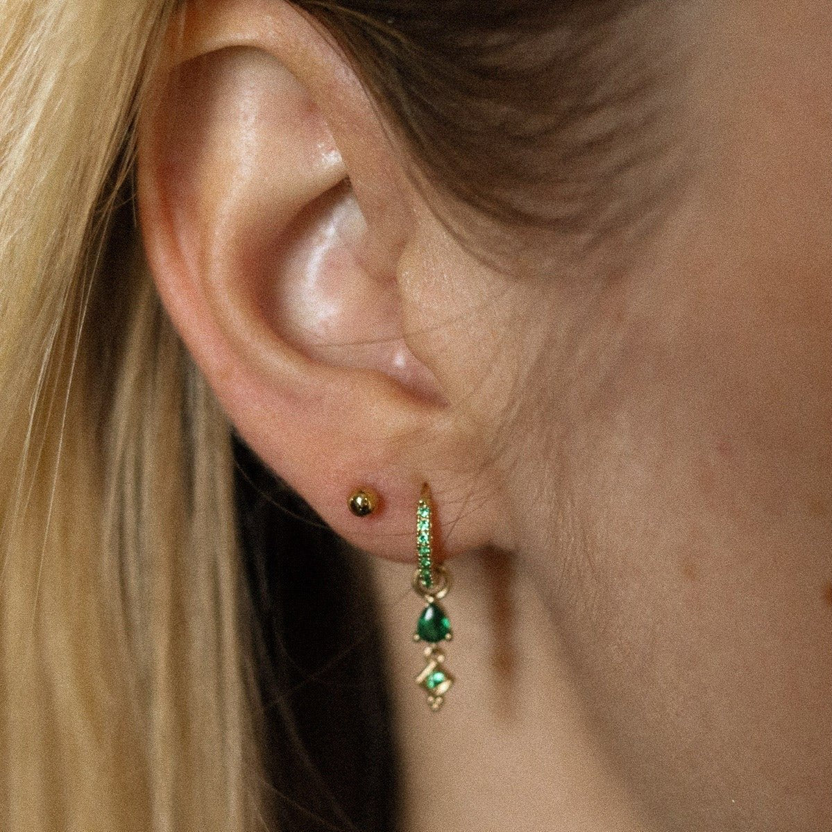 Waekura, Boucles d'oreilles - Brillante Basilic