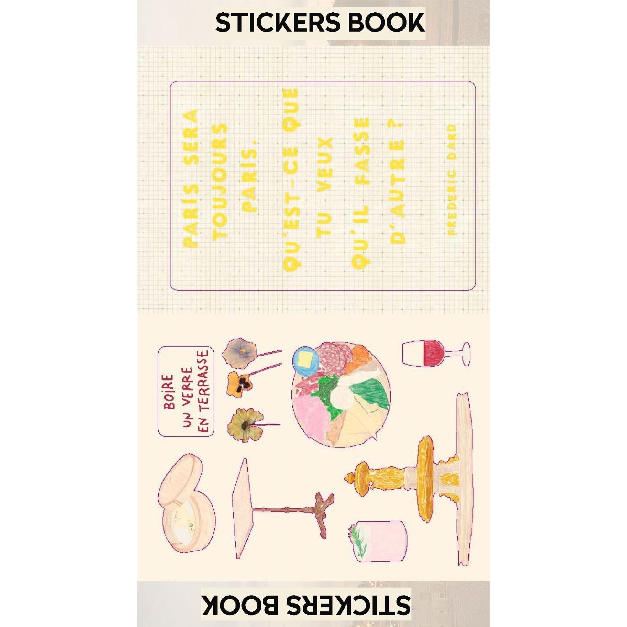 Zoé de Las Cases, Carnet de Stickers - Paris Chéri