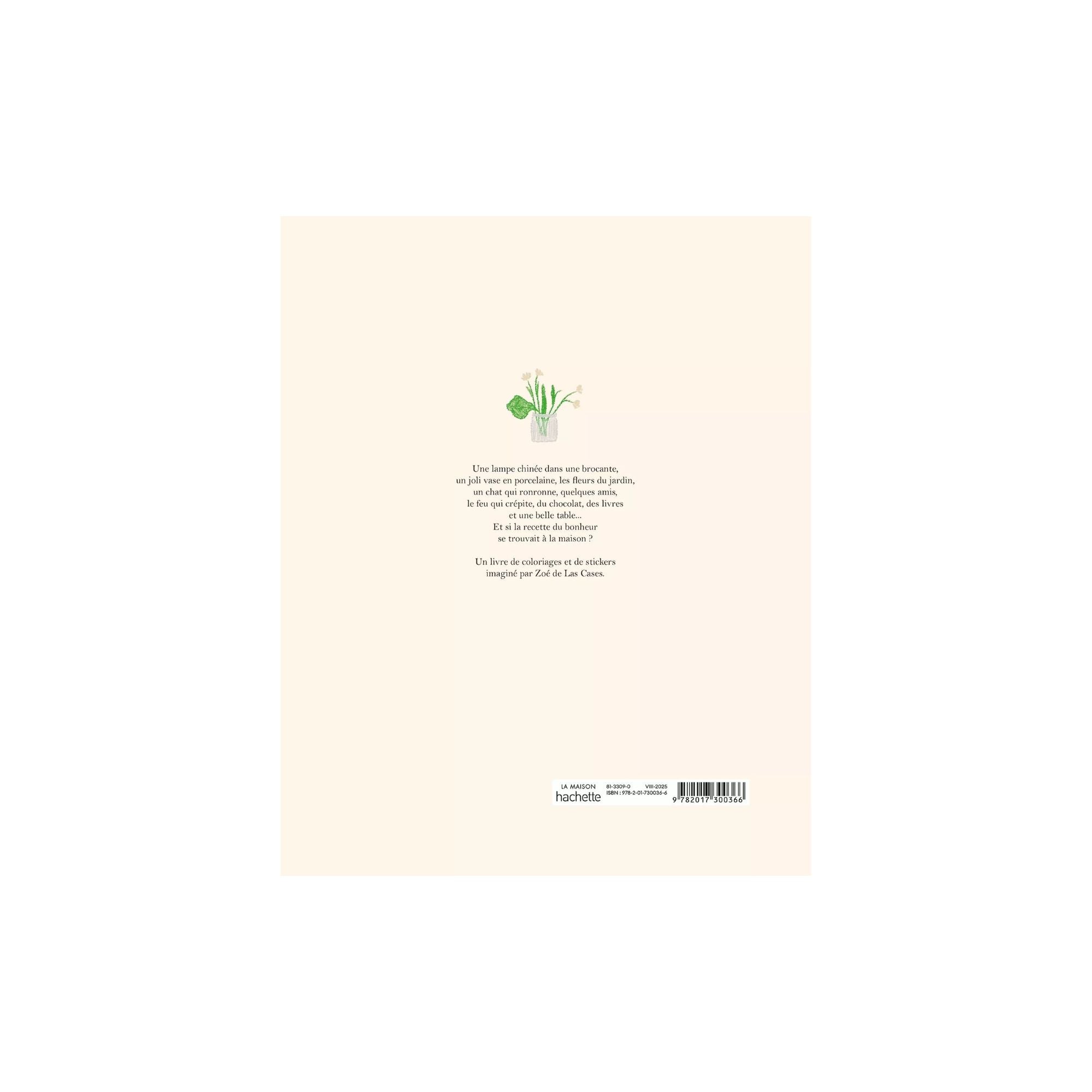 Zoé de Las Cases, Cahier de coloriage et de stickers La Maison