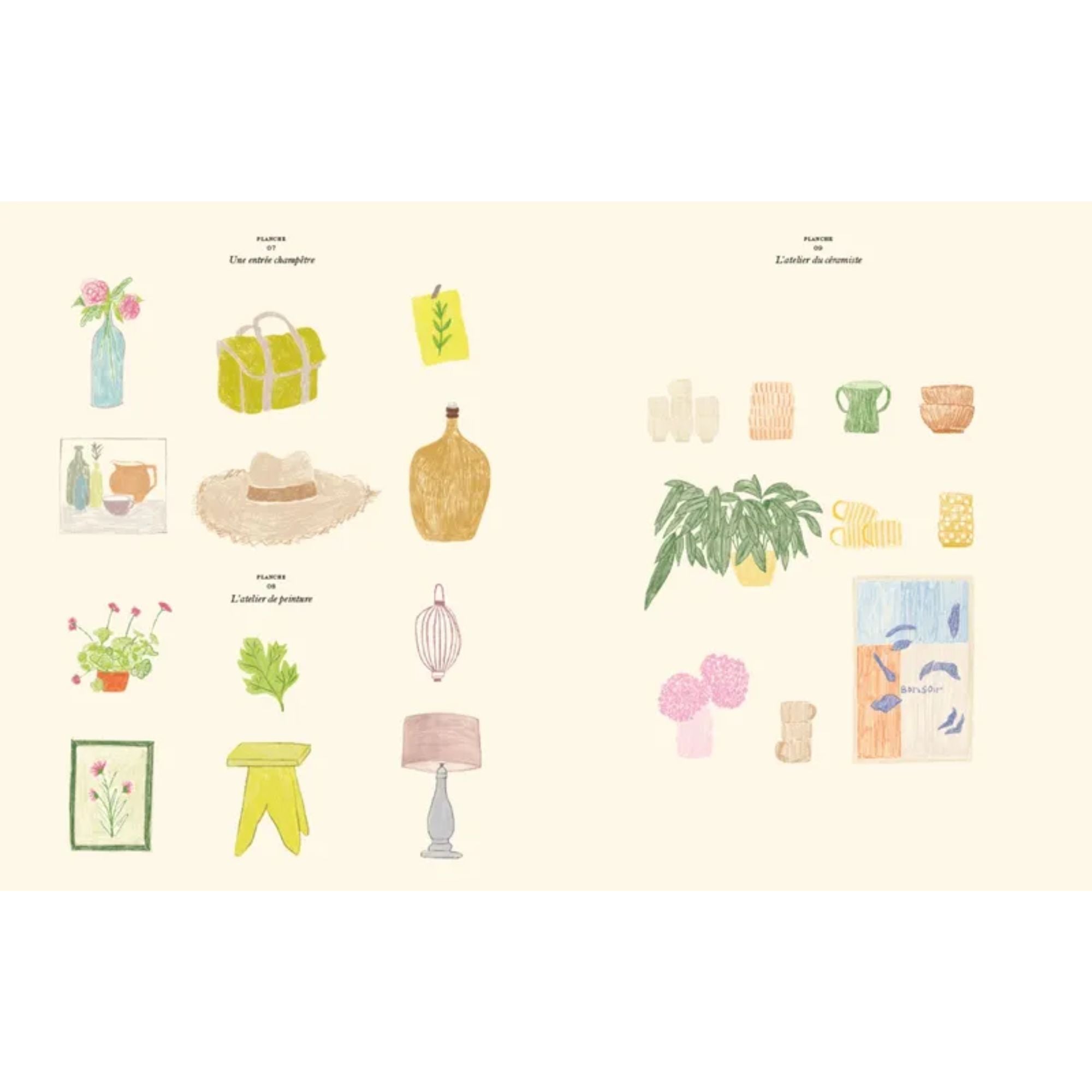 Zoé de Las Cases, Cahier de coloriage et de stickers La Maison