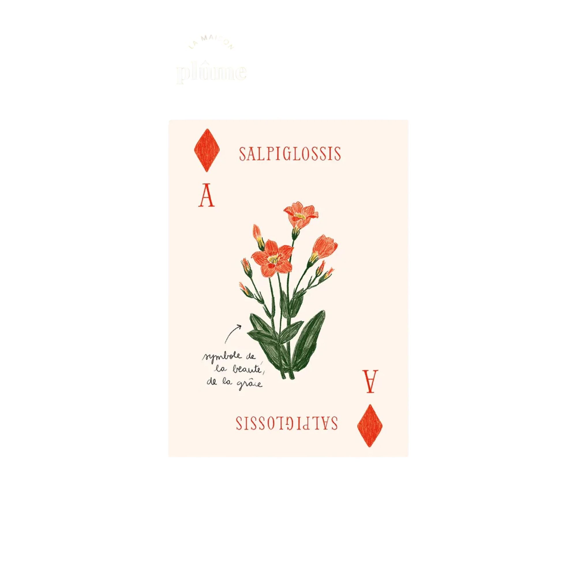 Zoé de Las Cases, Jeu de cartes Les fleurs