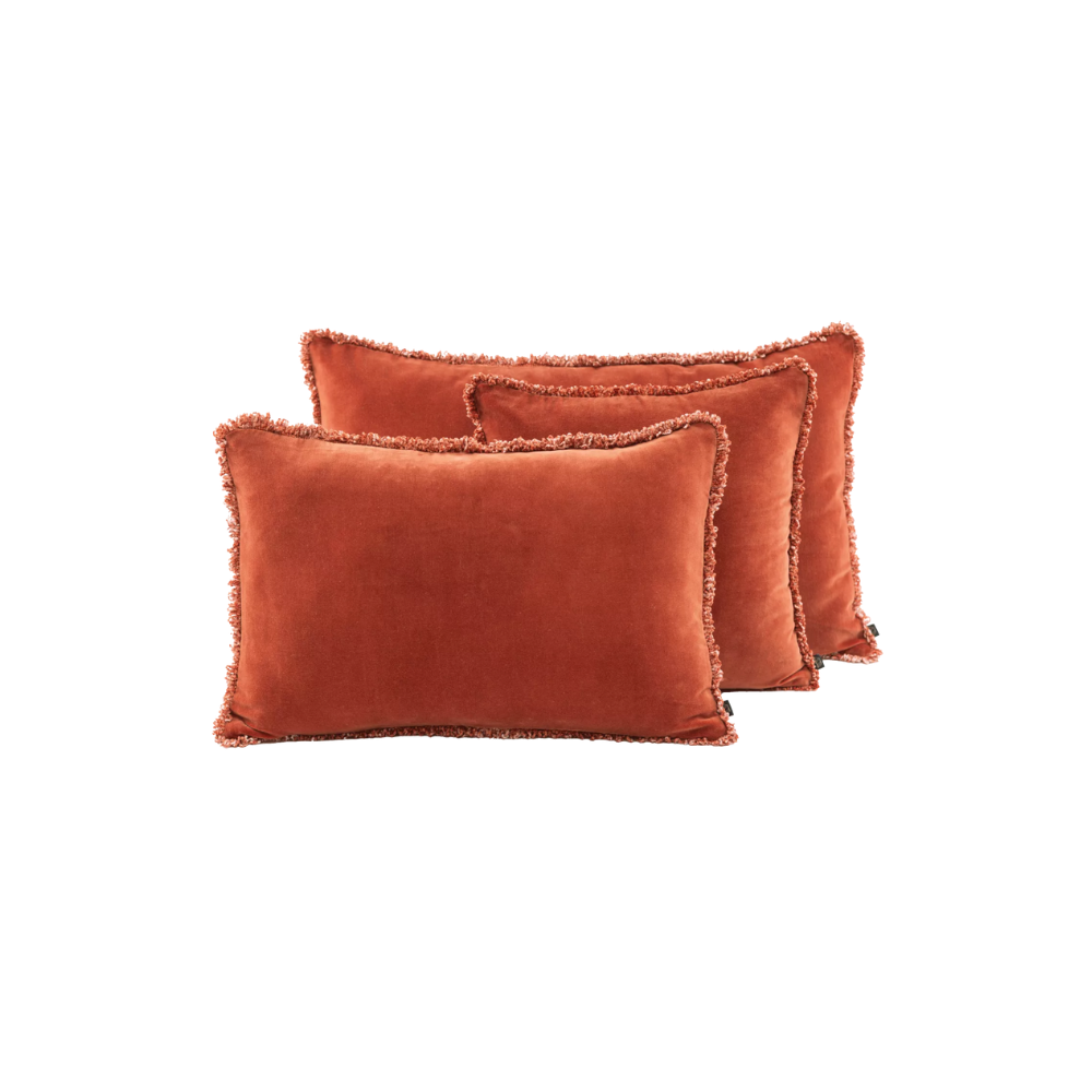 Haomy, Housse de coussin - Kobe Brick - Carré 45 x 45 cm