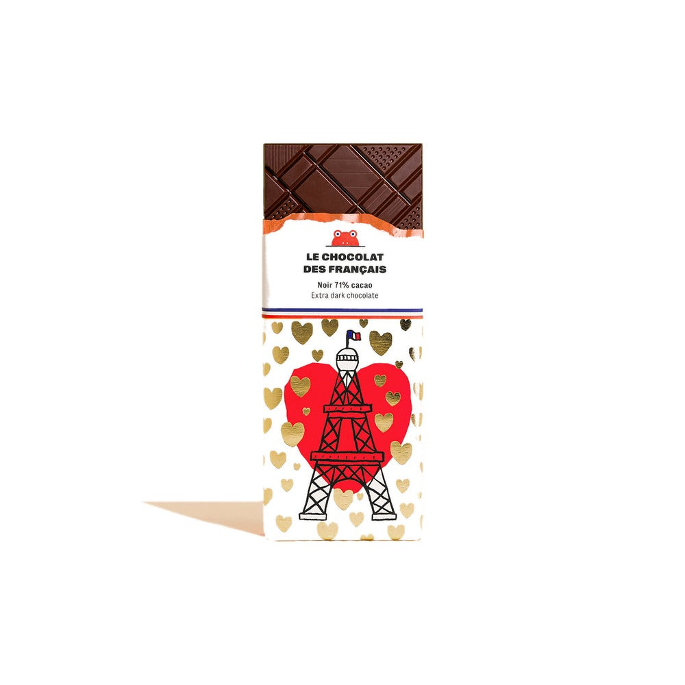 Le Chocolat des Français - Tablette Chocolat - Noir 71%