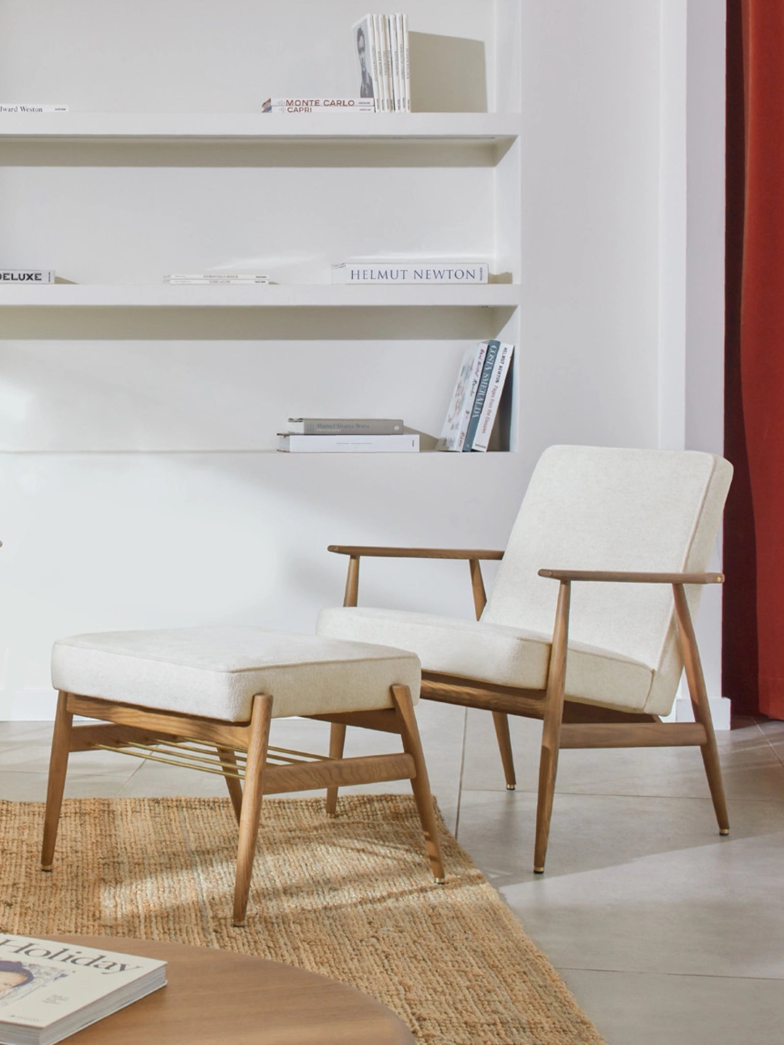 366 Concept, Repose-pieds - Tissu Boucle