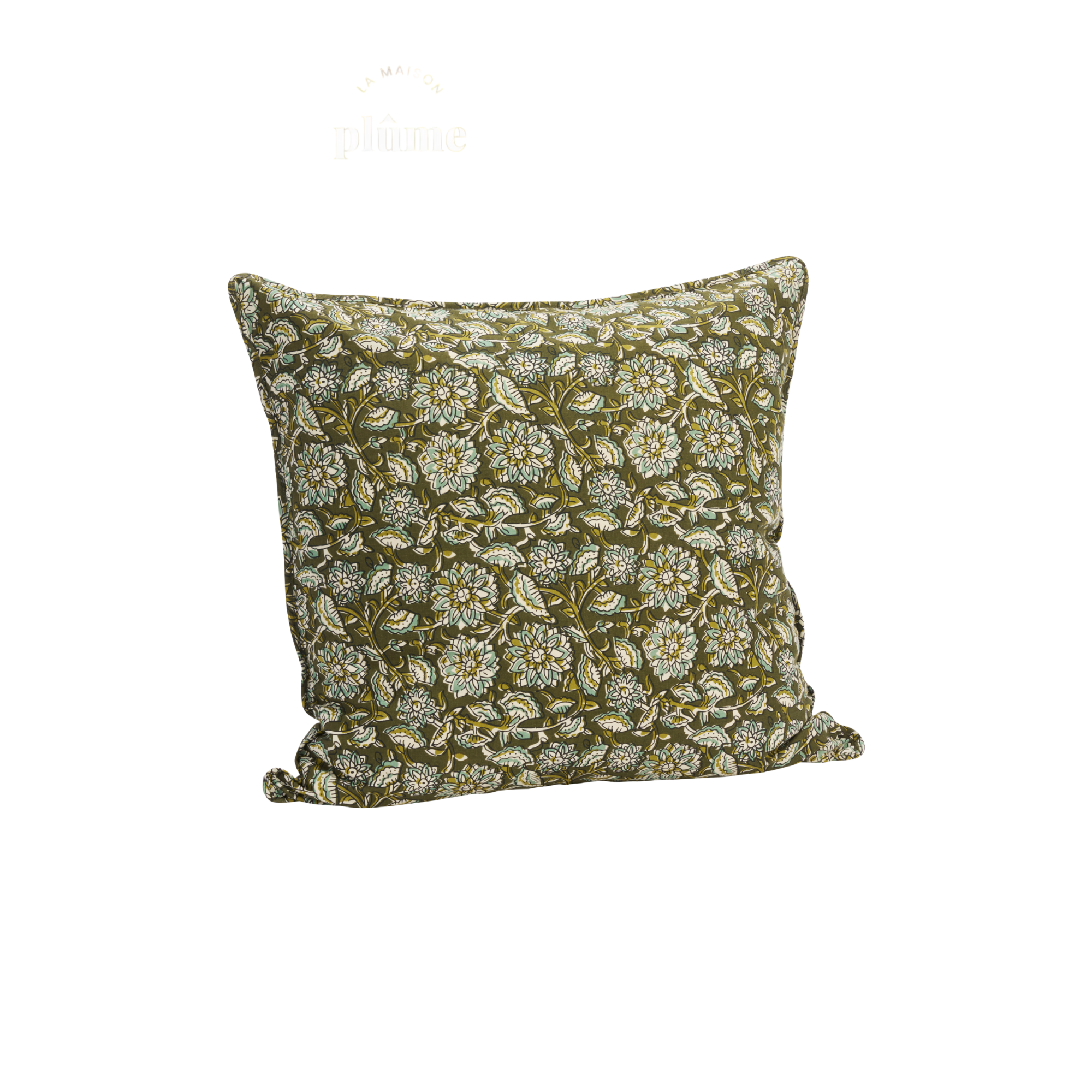 Madam Stoltz, Housse de coussin 50x50 - Vert foncé
