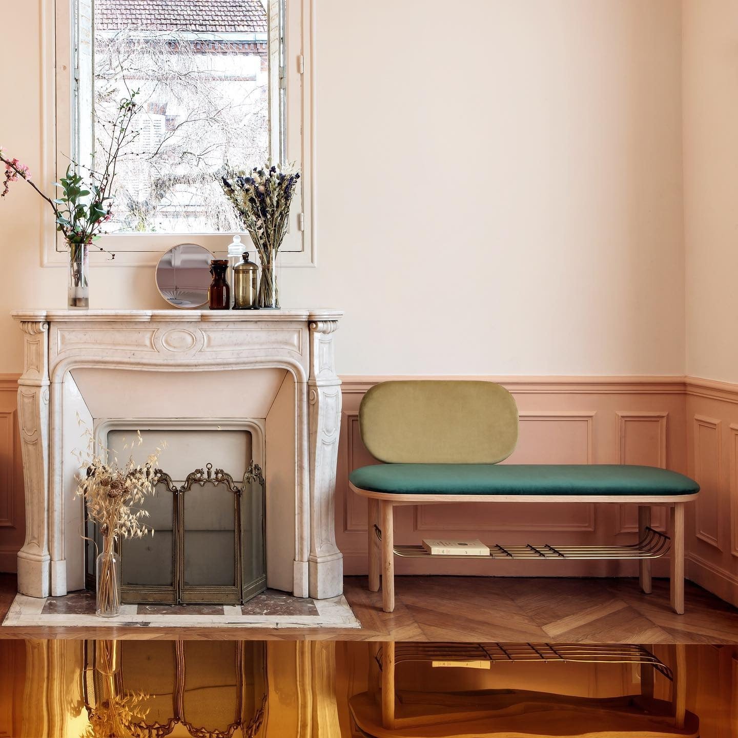 Hartô, Banc en chêne - Eustache Vert