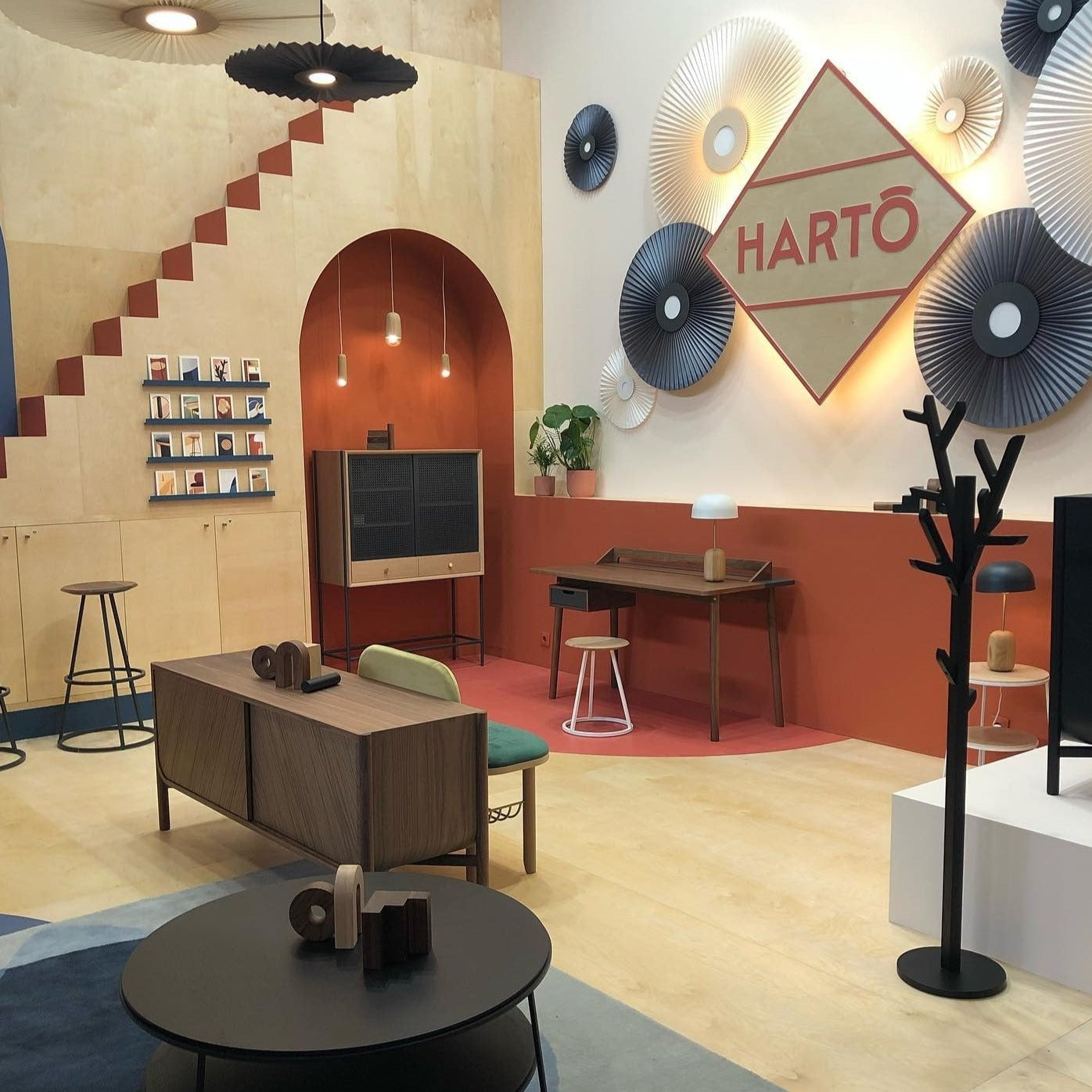 Hartô, Porte-manteau - Ambroise Chêne teinté noir