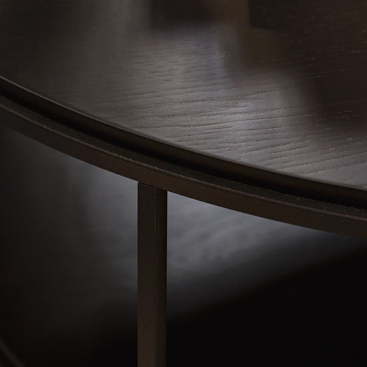 Table basse en chêne Hartô - Eugénie Noir