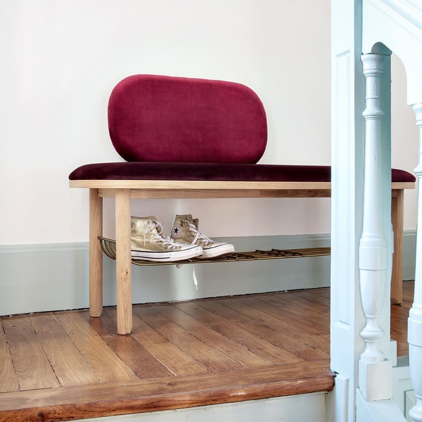 Hartô, Banc en chêne - Eustache Bordeaux