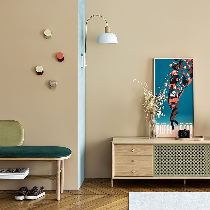 Hartô, Banc en chêne Hartô - Eustache Vert