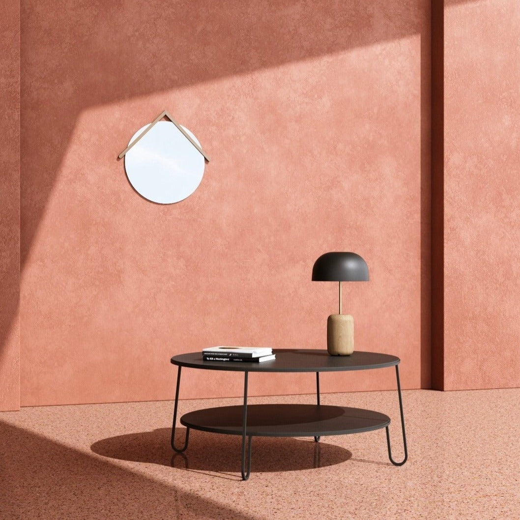 Lampe à poser Hartô - Nina Gris ardoise