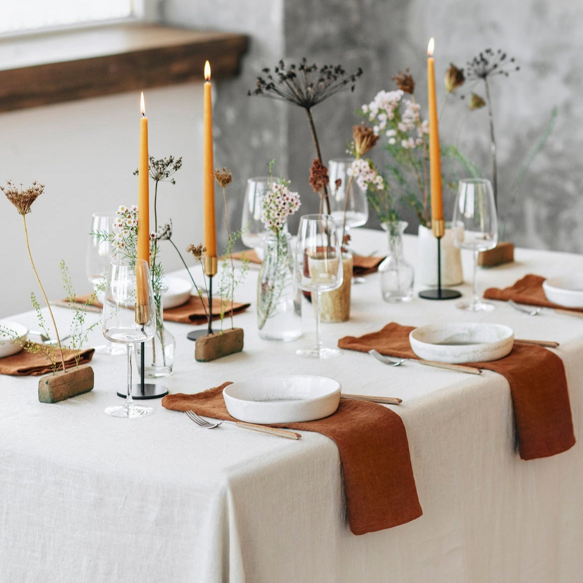 Serviette de table Magic Linen - Cinnamon