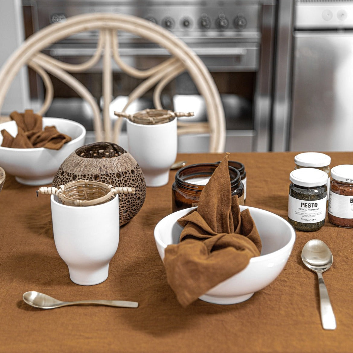 Serviette de table Magic Linen - Cinnamon