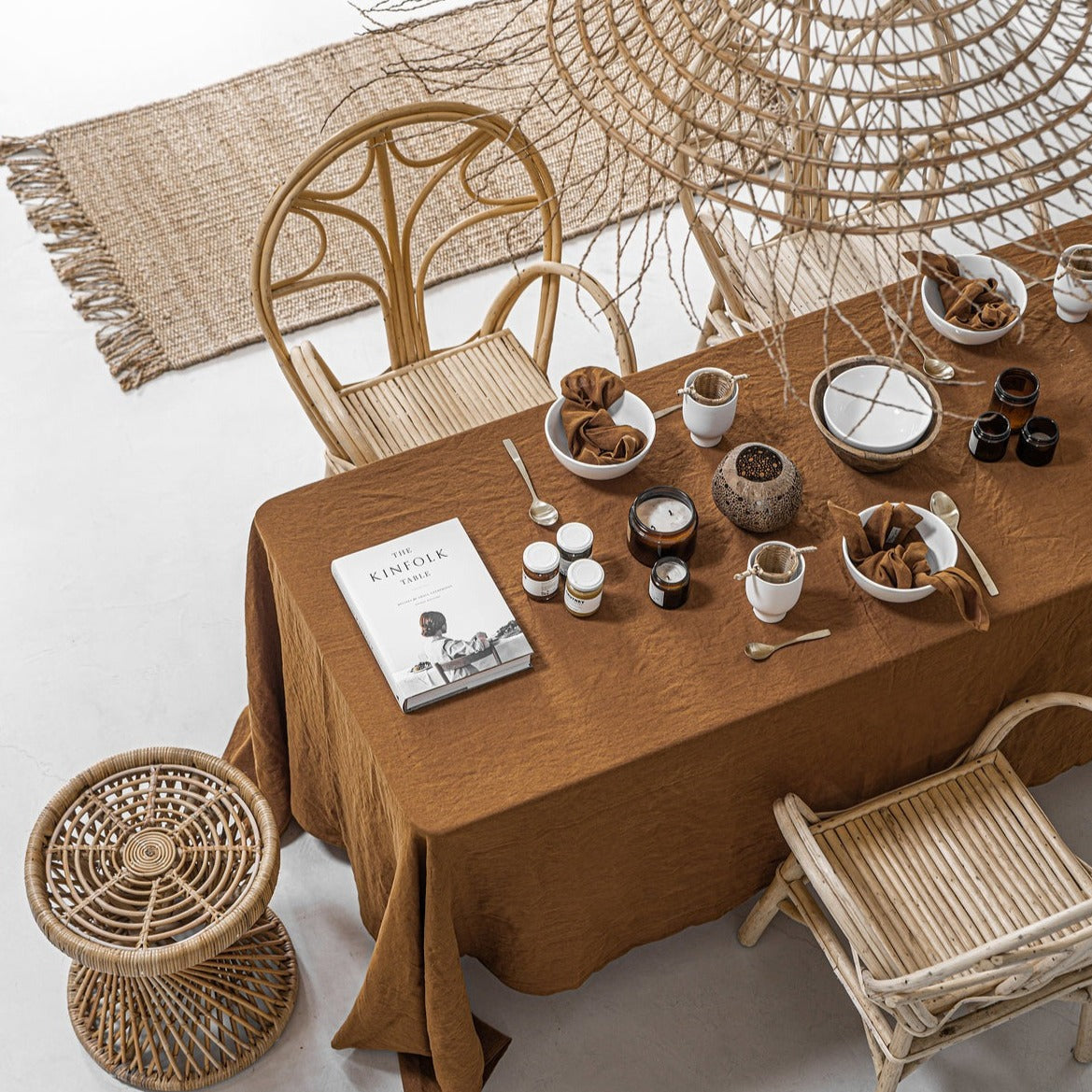 Serviette de table Magic Linen - Cinnamon