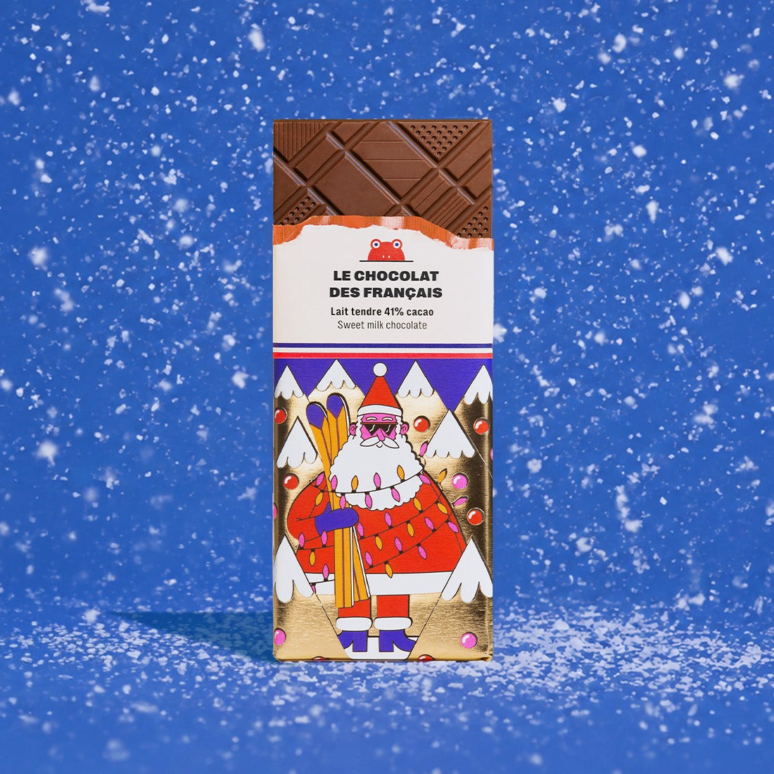 Le Chocolat des Français - Tablette Chocolat - Noël, chocolat au lait